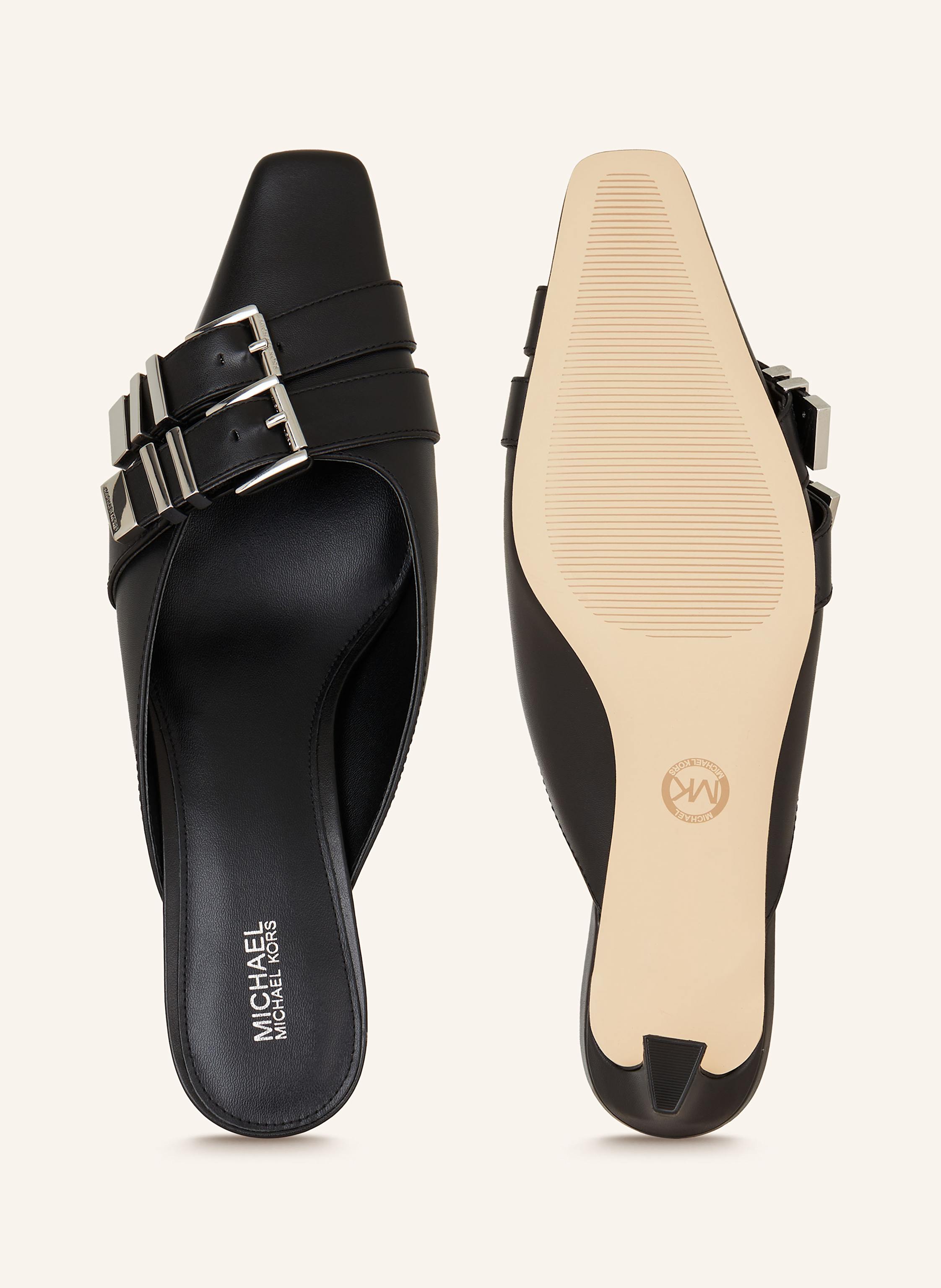 Thumbnail - Michael Kors Mules Darrington schwarz