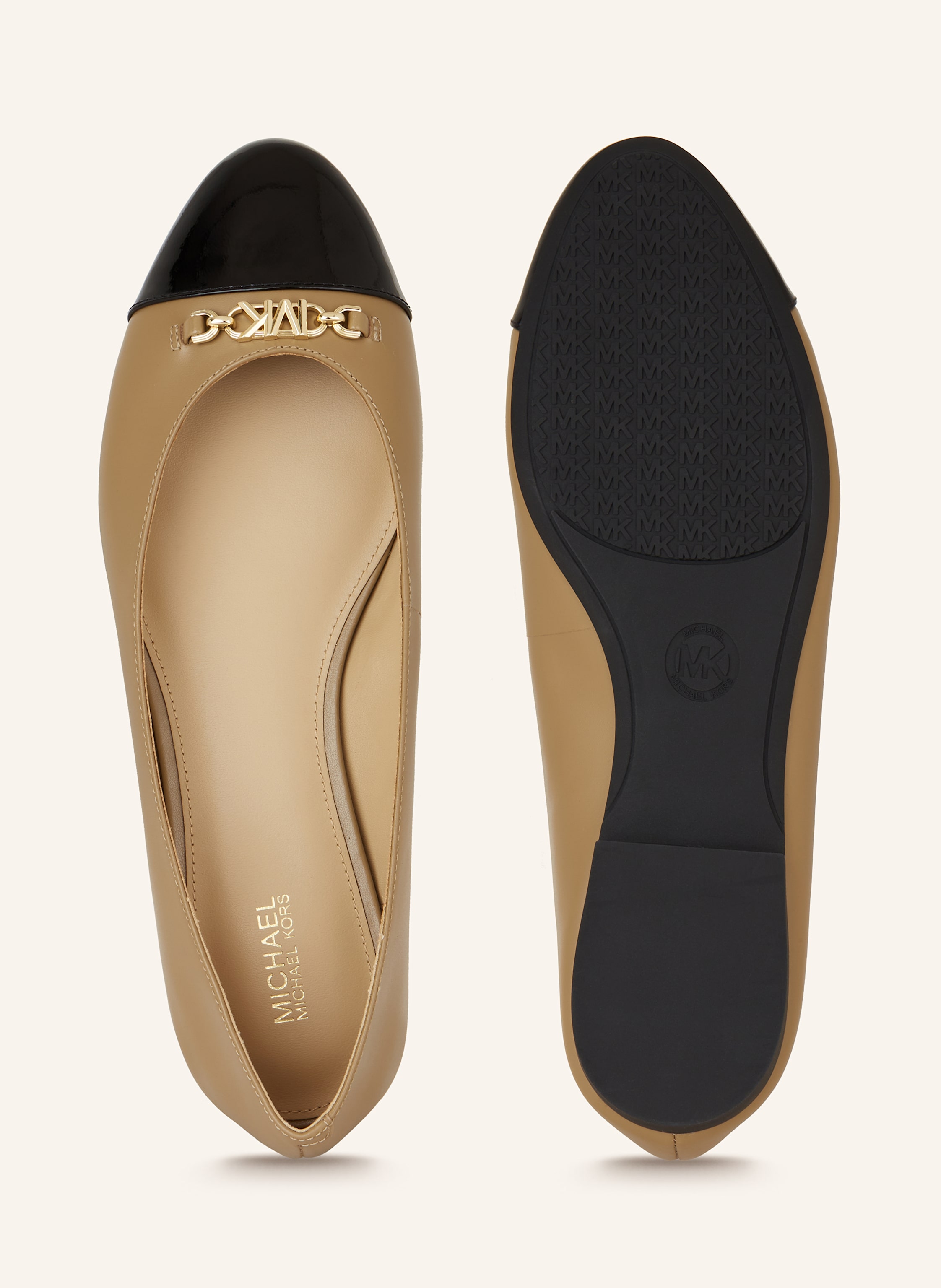 Thumbnail - Michael Kors Ballerinas Rebecca Flex beige