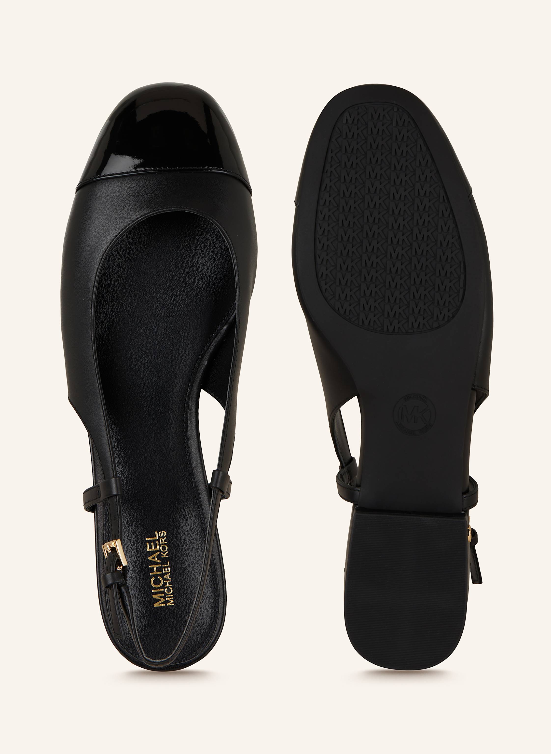 Thumbnail - Michael Kors Slingballerinas Perla schwarz