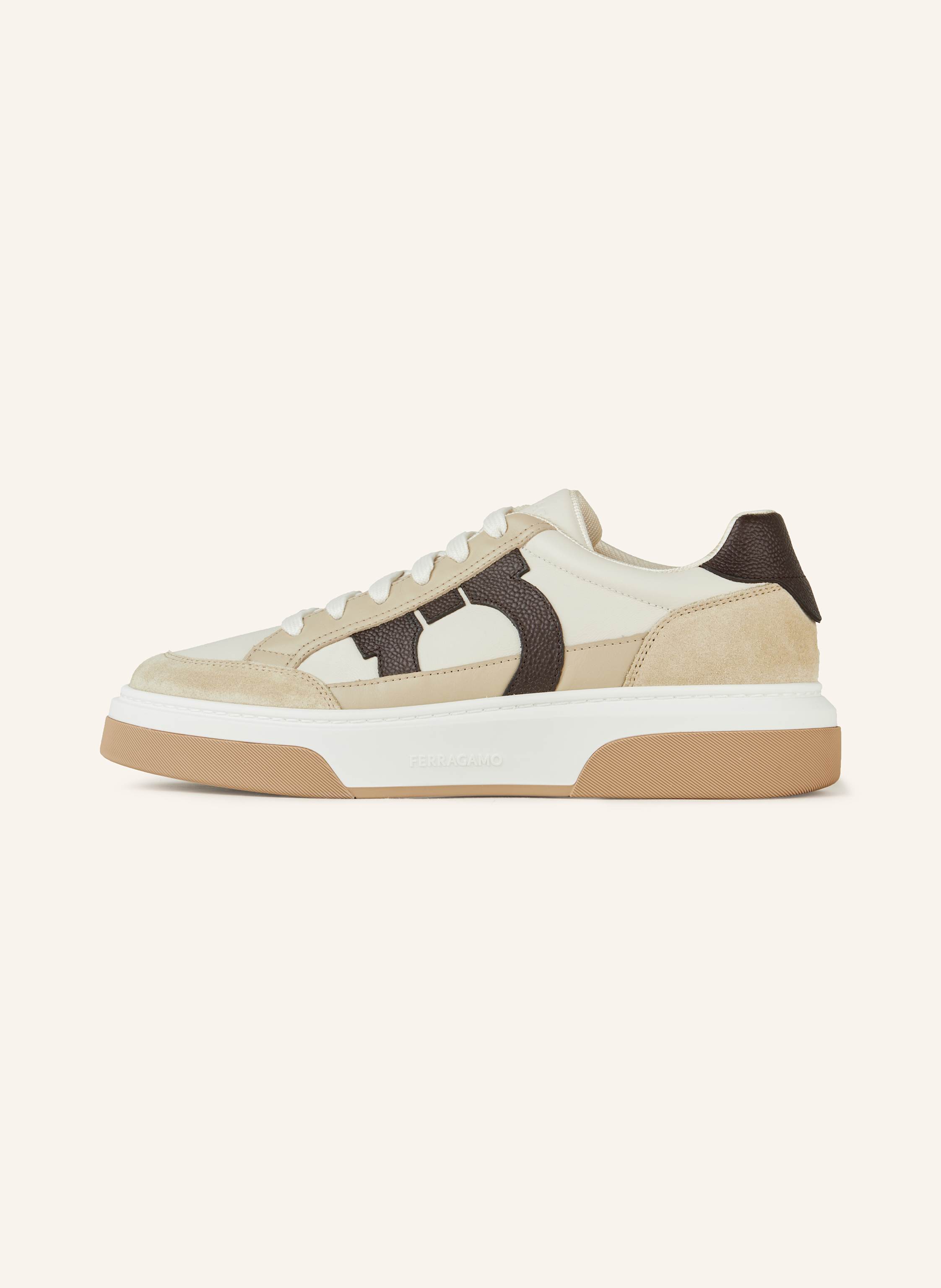 Thumbnail - Ferragamo Sneaker beige