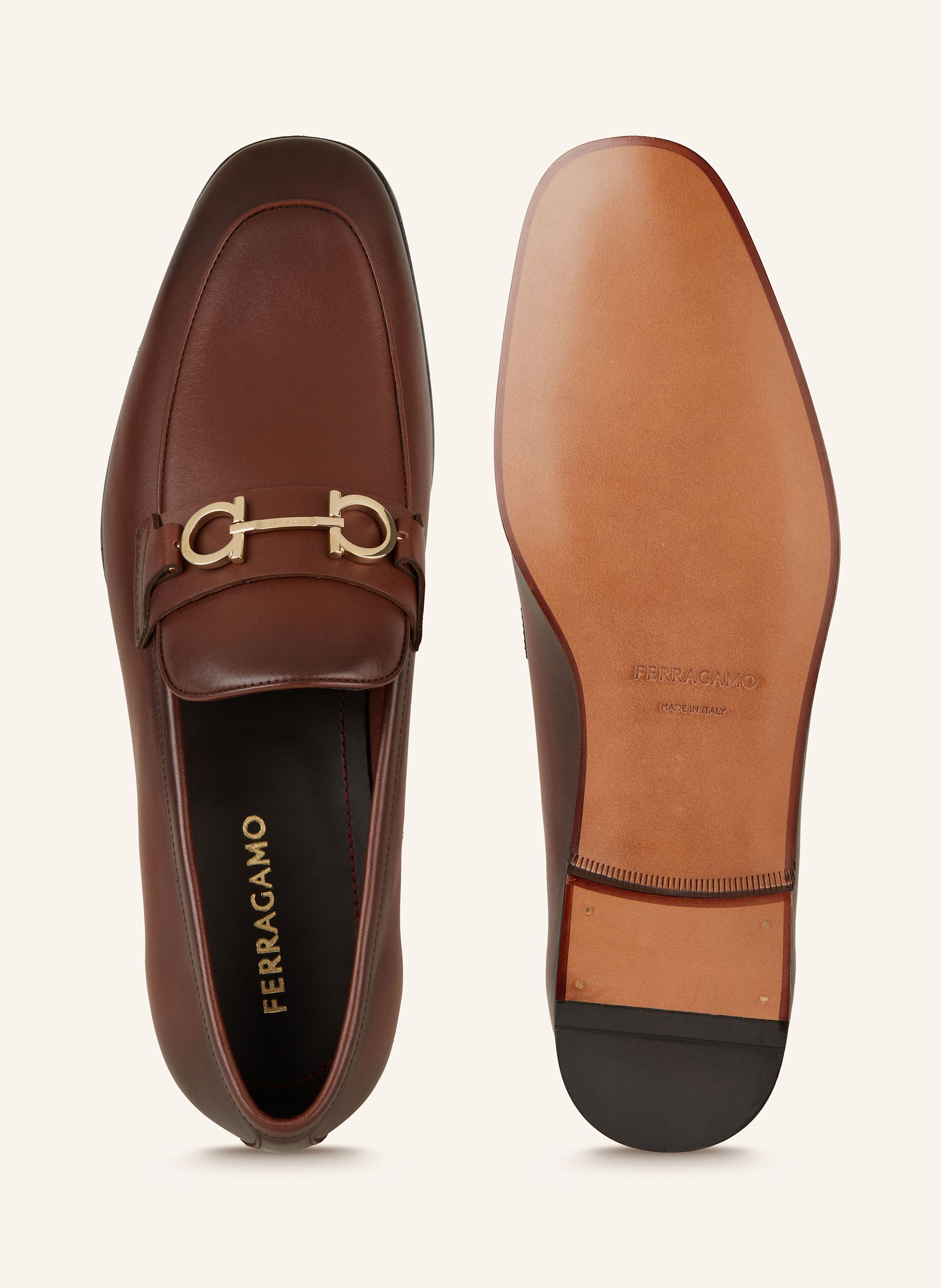 Thumbnail - Ferragamo Loafer Balty braun