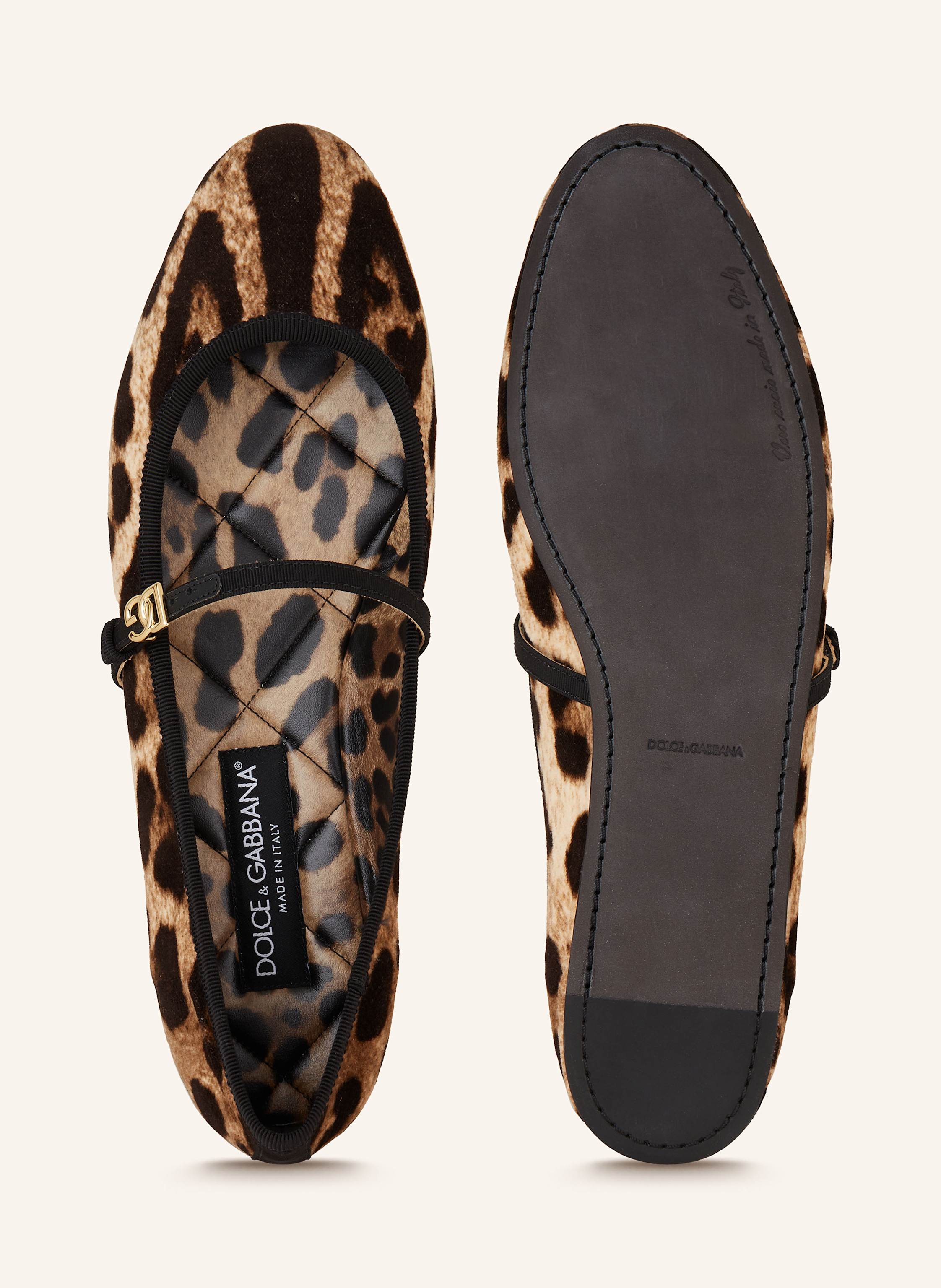 Thumbnail - Dolce & Gabbana Mary-Jane-Ballerinas schwarz