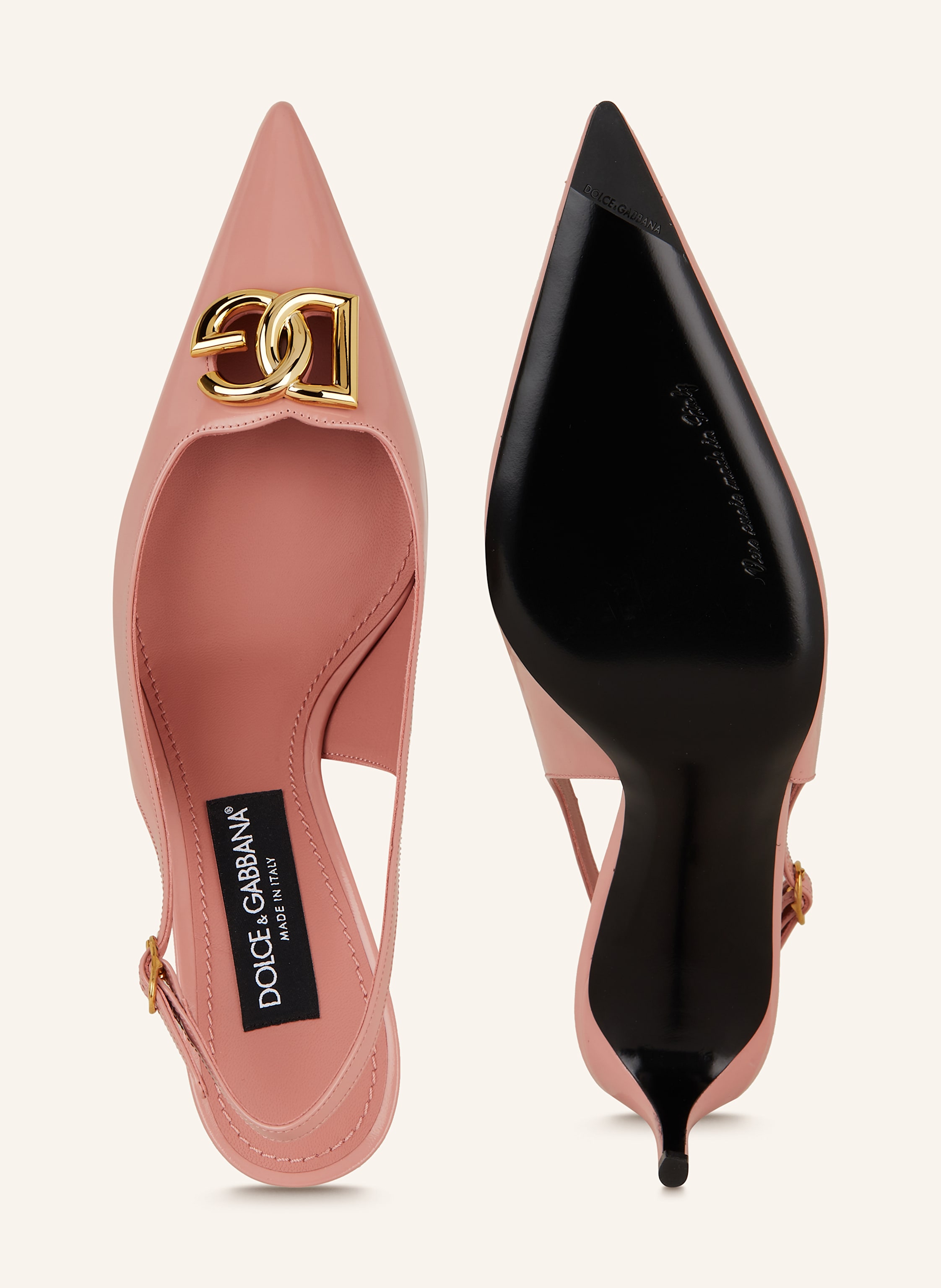 Thumbnail - Dolce & Gabbana Slingpumps rosa