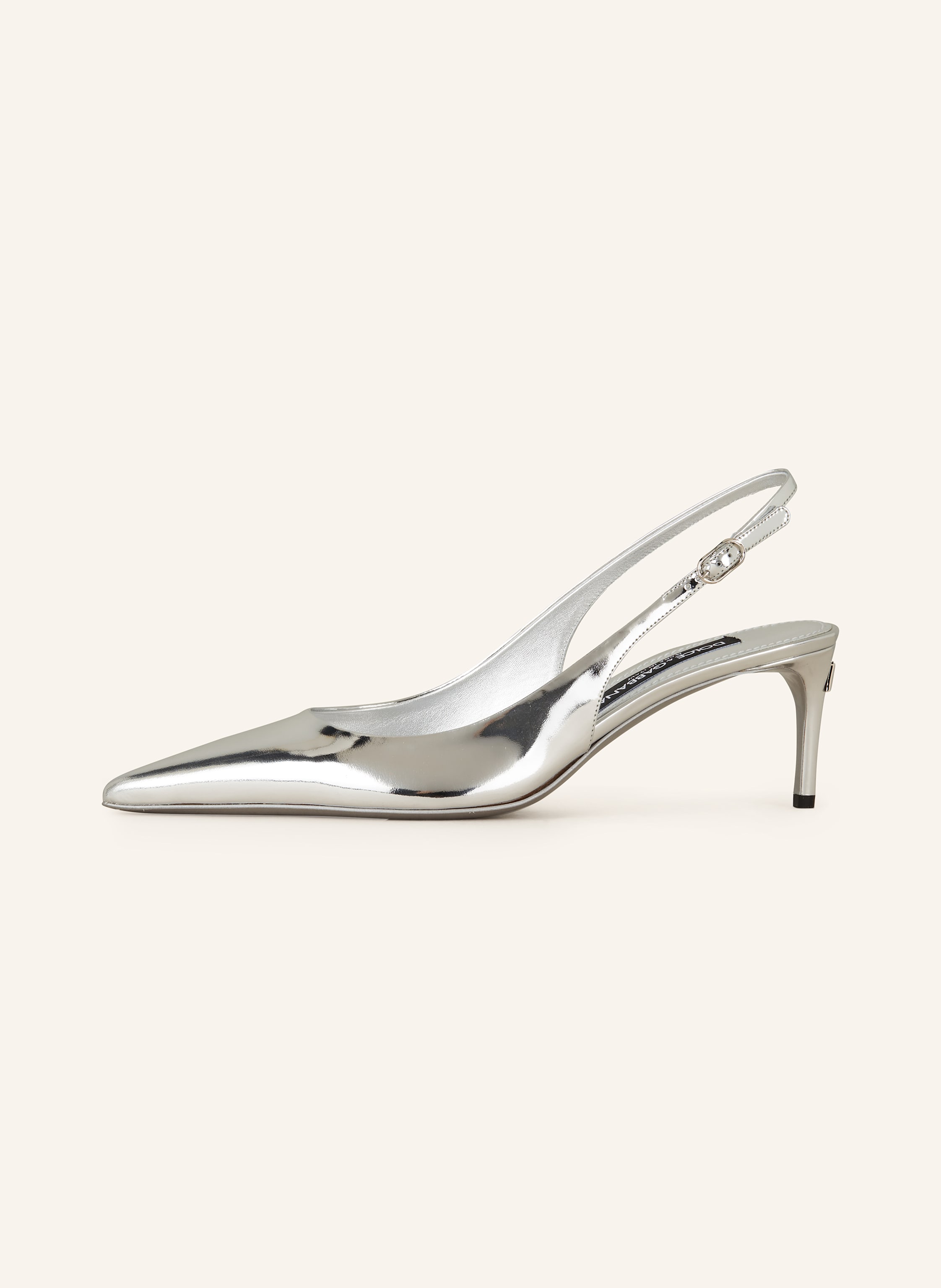 Thumbnail - Dolce & Gabbana Slingpumps silber