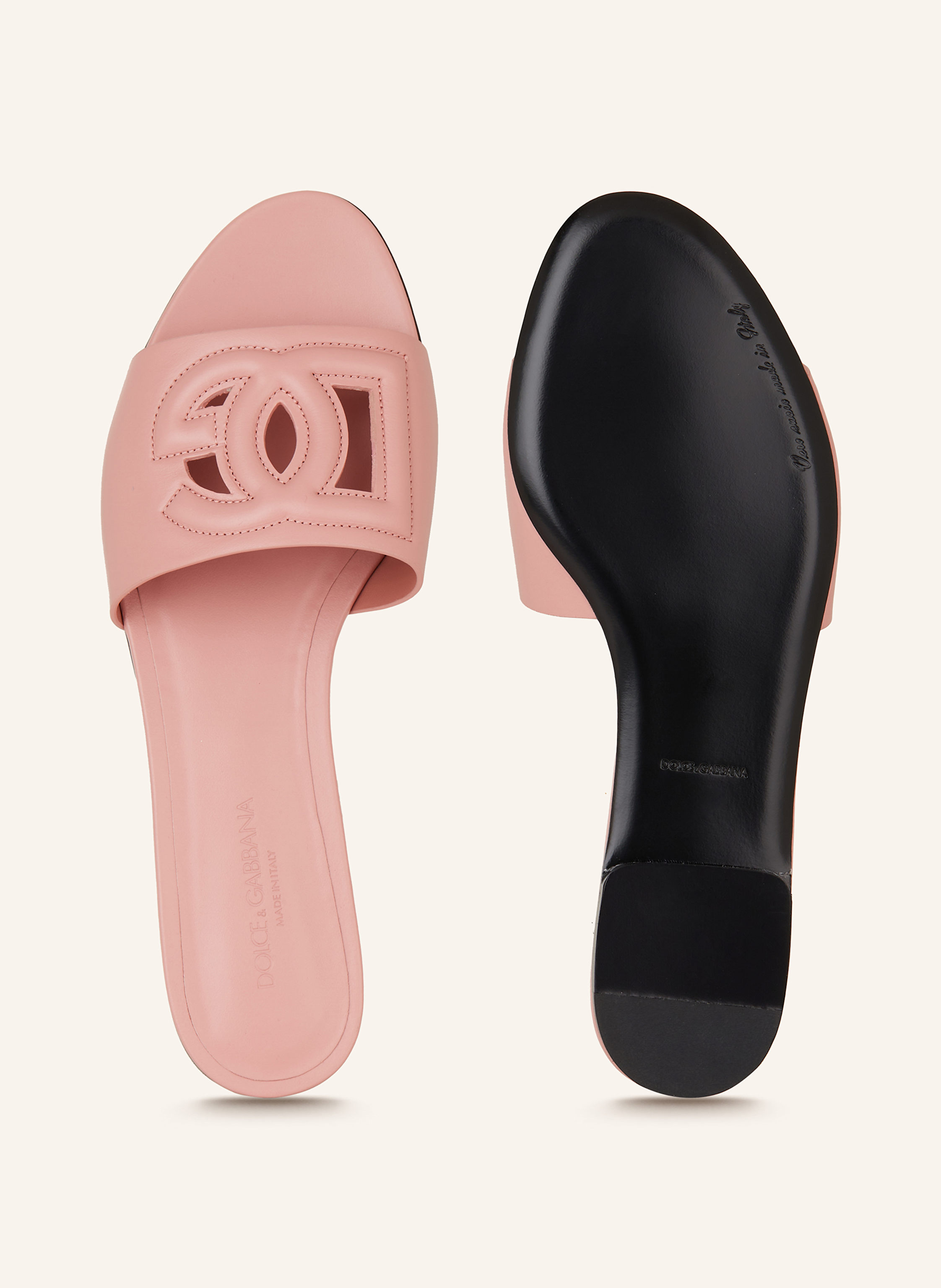 Thumbnail - Dolce & Gabbana Pantoletten rosa