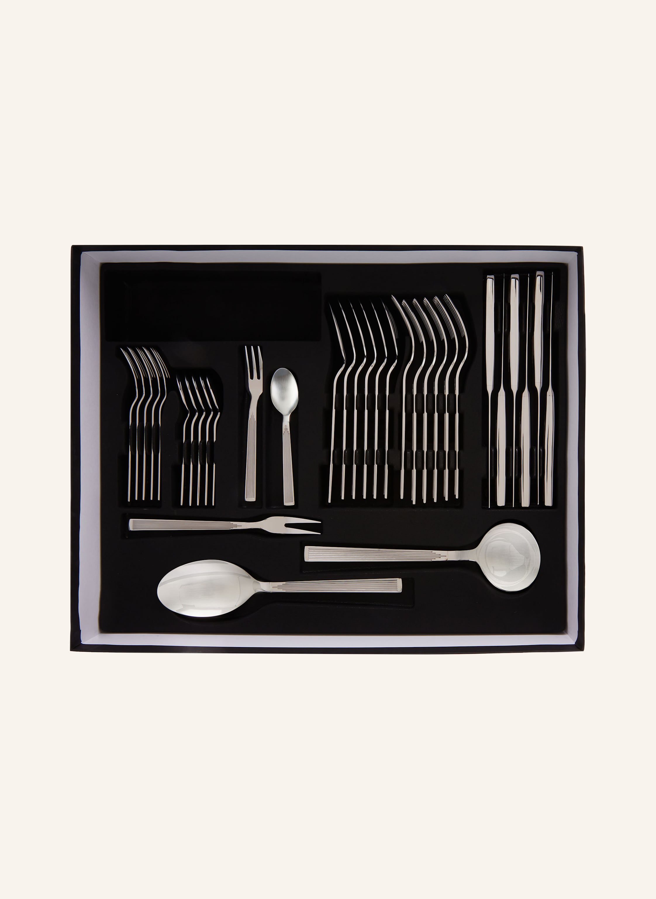 Thumbnail - Wmf 66-Tlg. Besteck-Set Art Deco silber