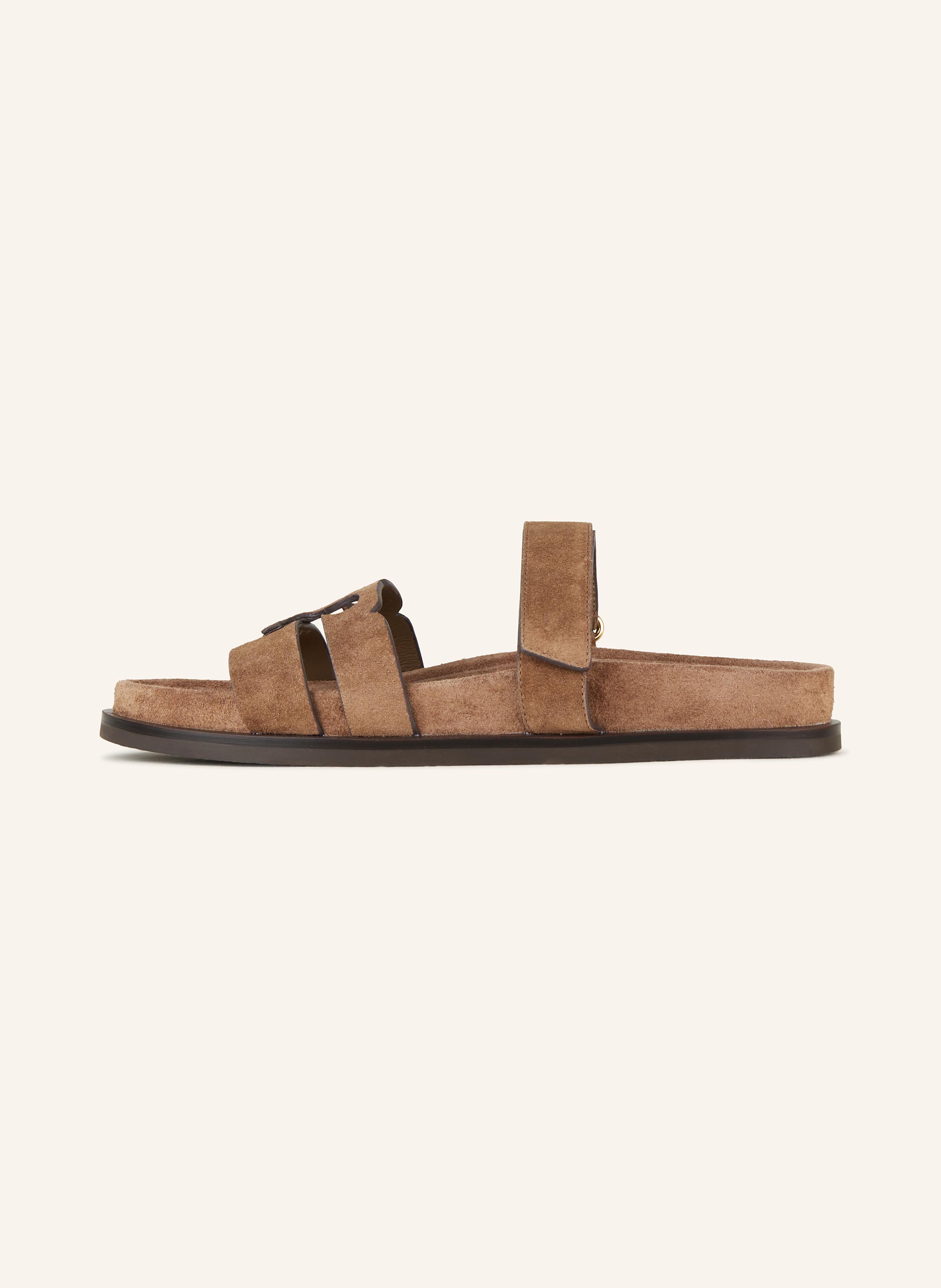 Thumbnail - Tory Burch Pantoletten Ines braun