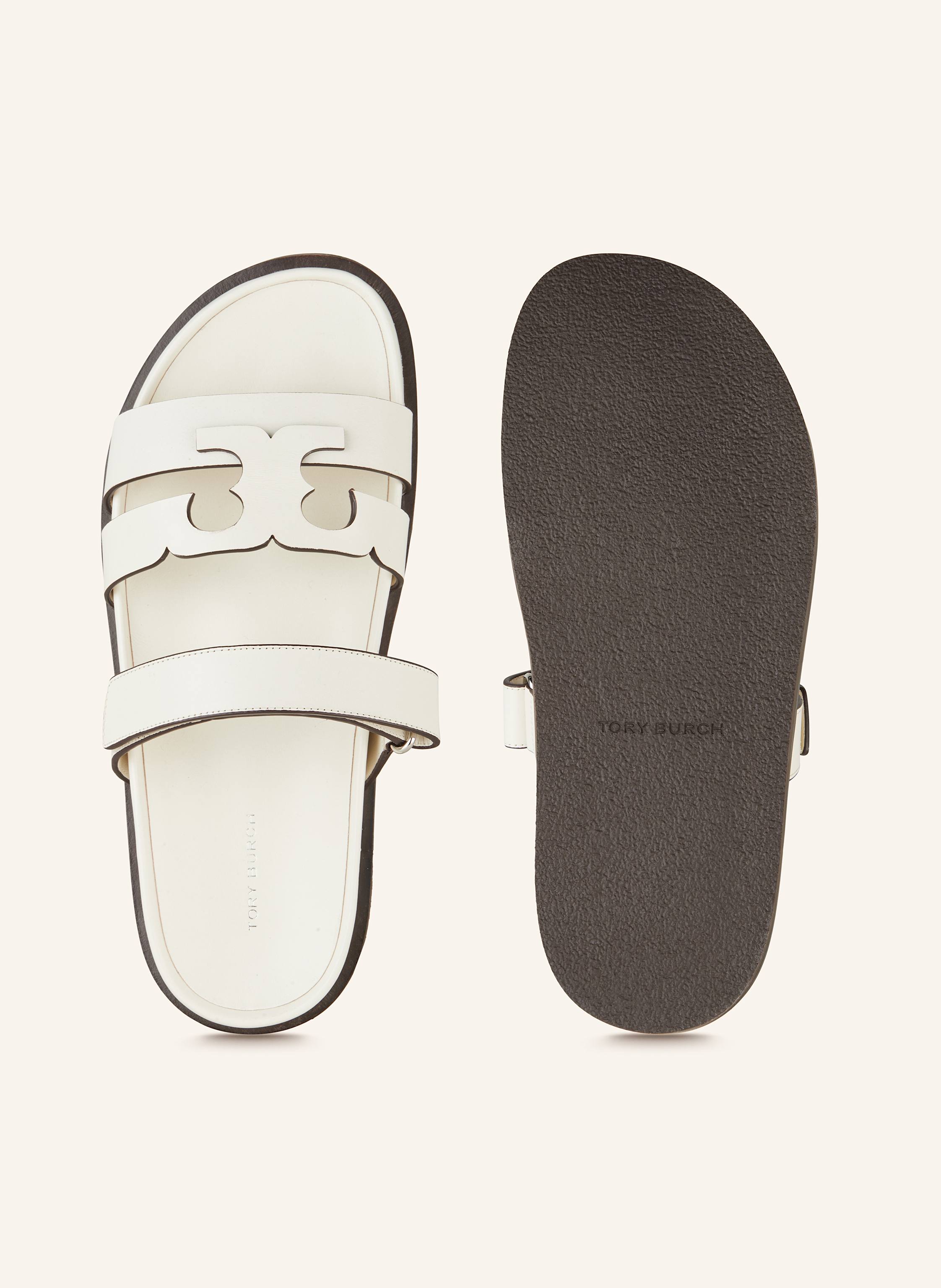 Thumbnail - Tory Burch Pantoletten Ines weiss
