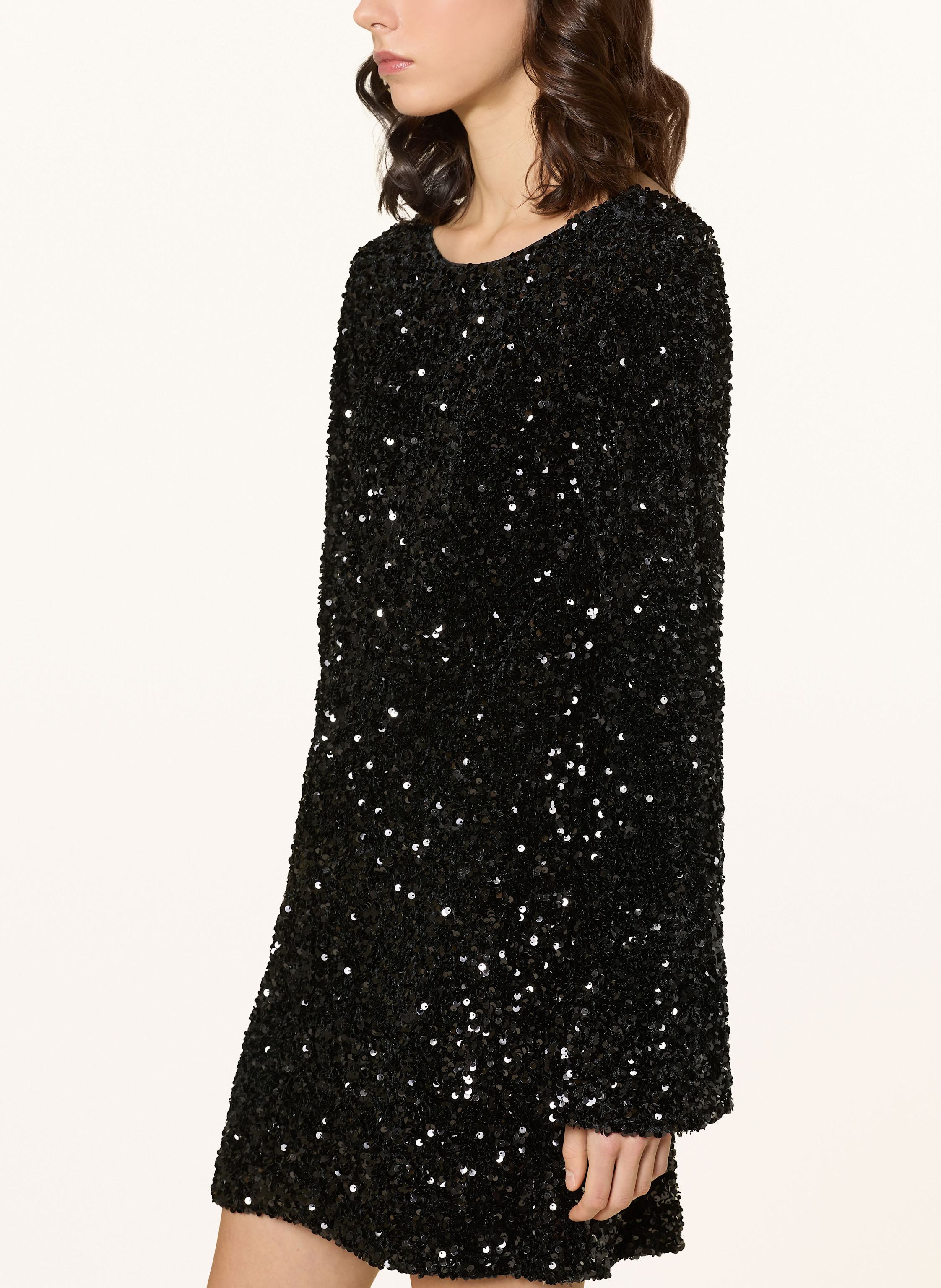 Thumbnail - Gina Tricot Kleid Mit Pailletten schwarz
