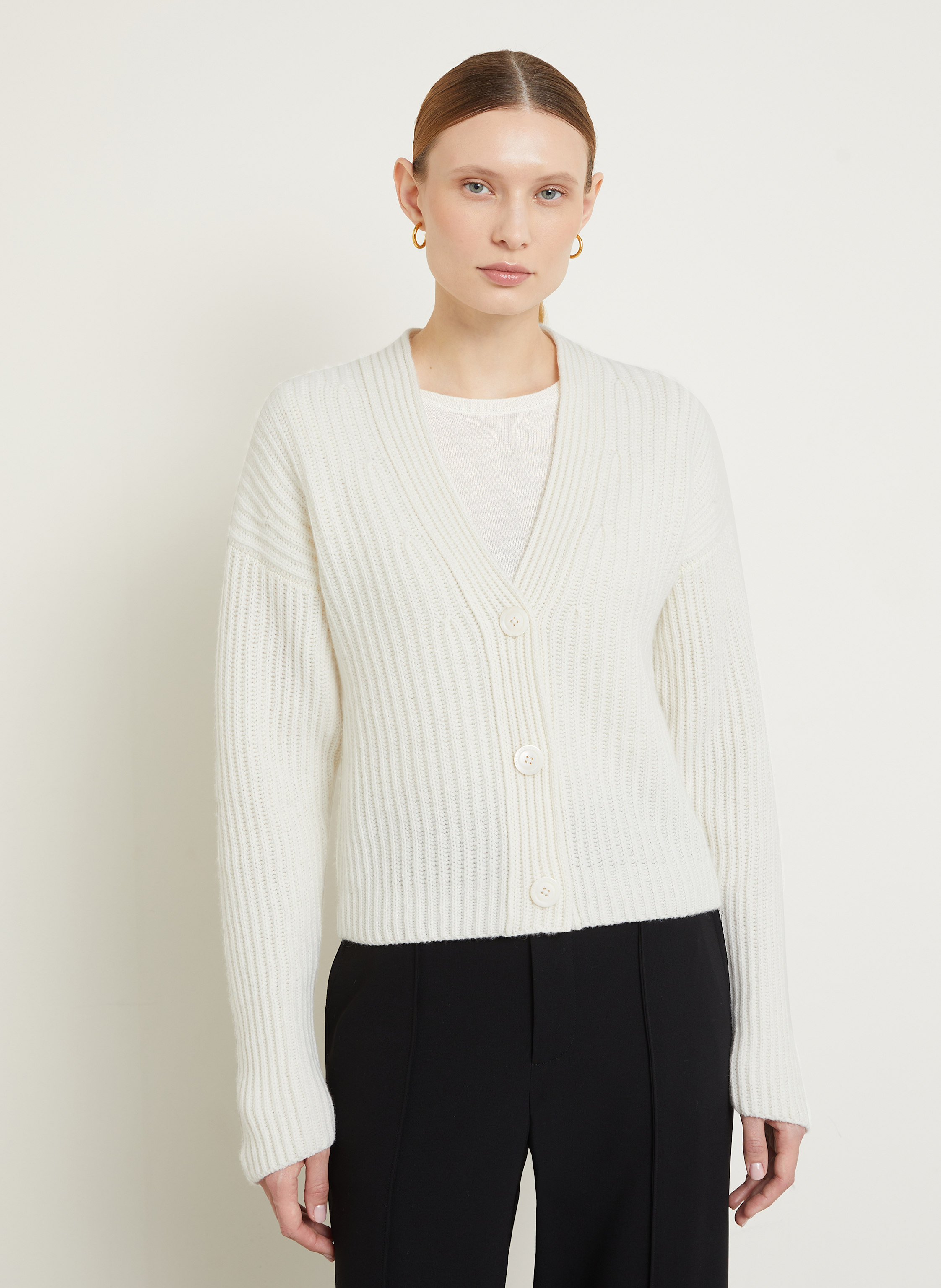 Thumbnail - Iris Von Arnim Strickjacke Aus Cashmere weiss