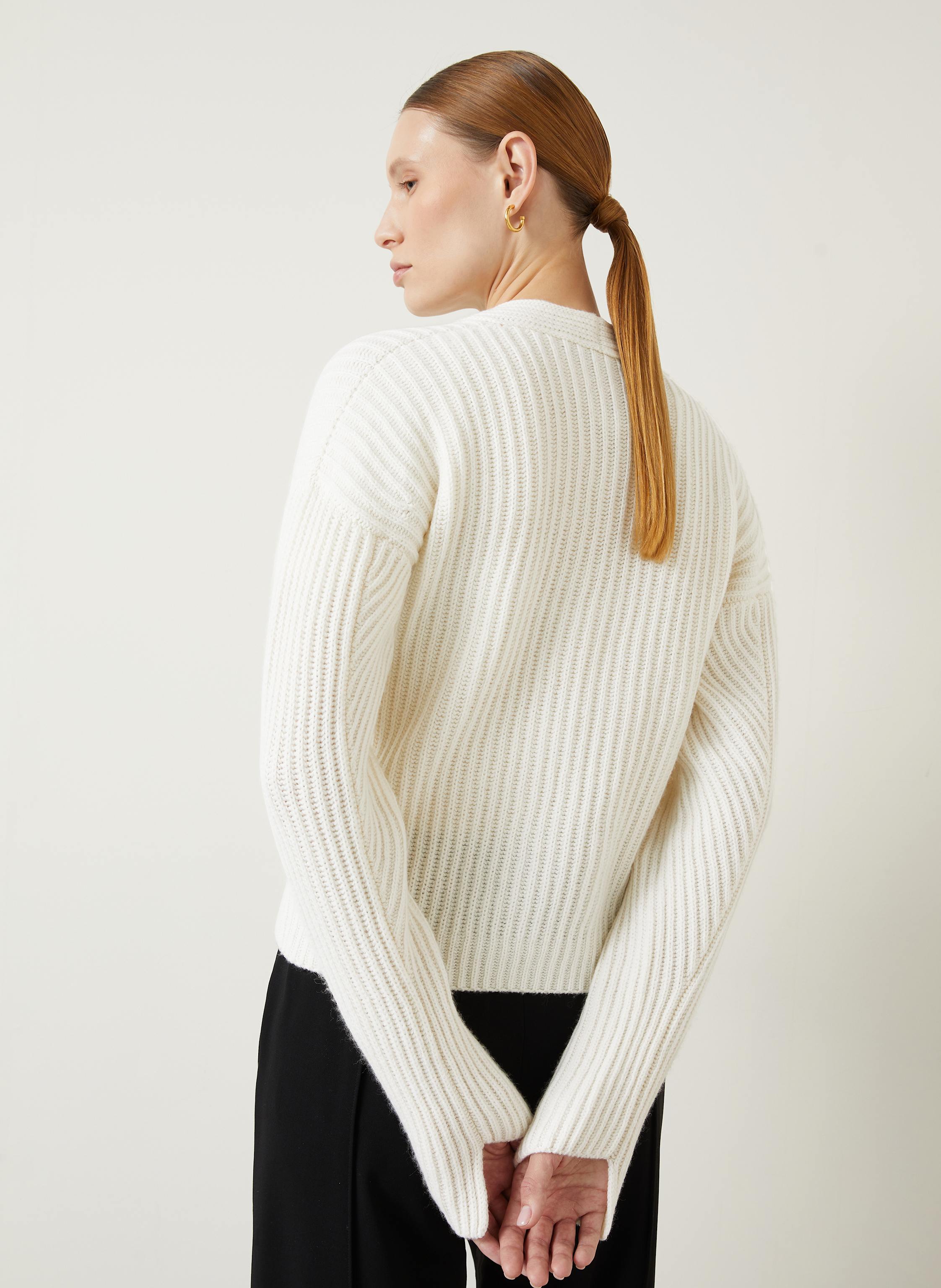 Thumbnail - Iris Von Arnim Strickjacke Aus Cashmere weiss