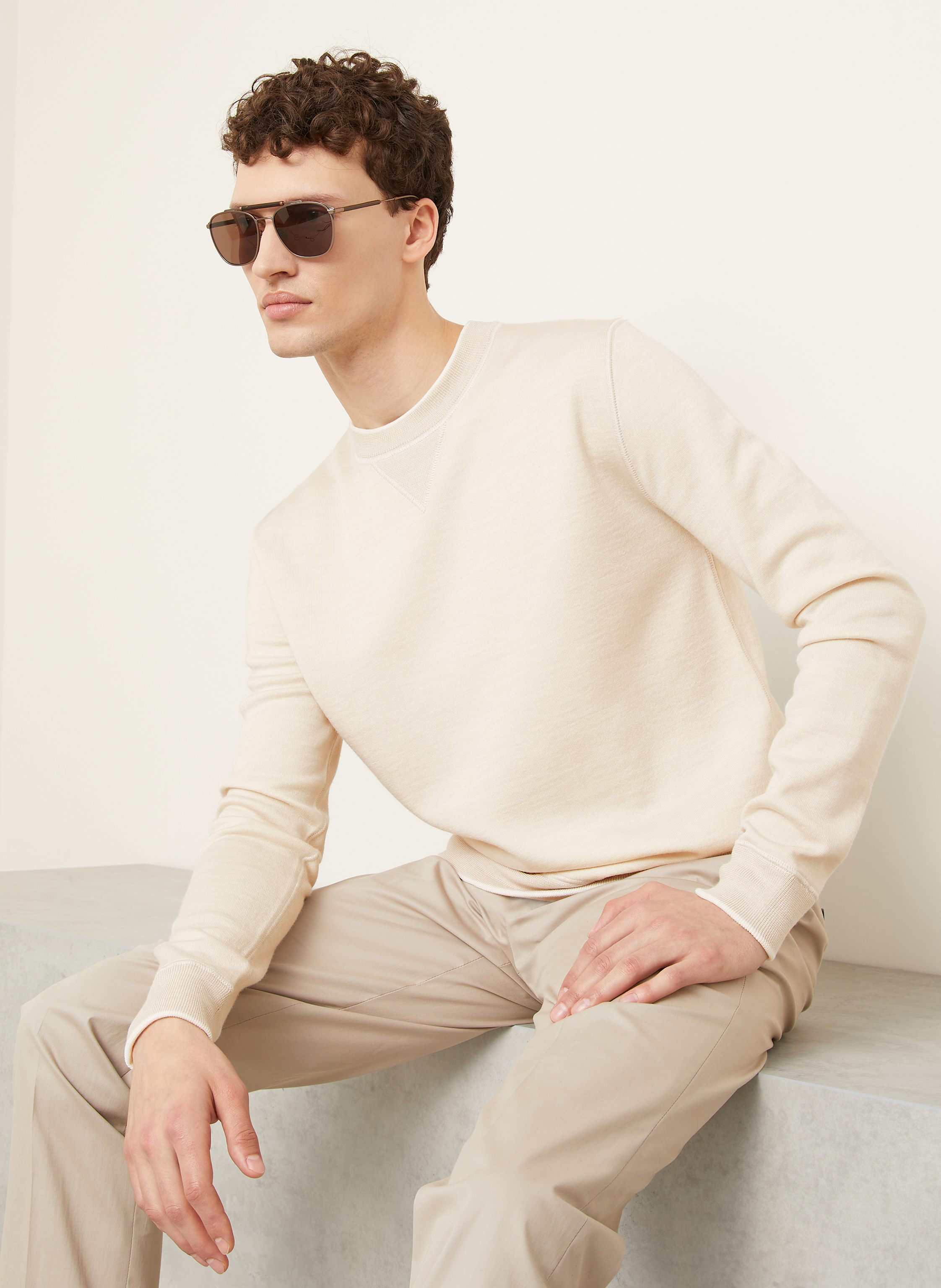 Thumbnail - Iris Von Arnim Longsleeve Dawson beige