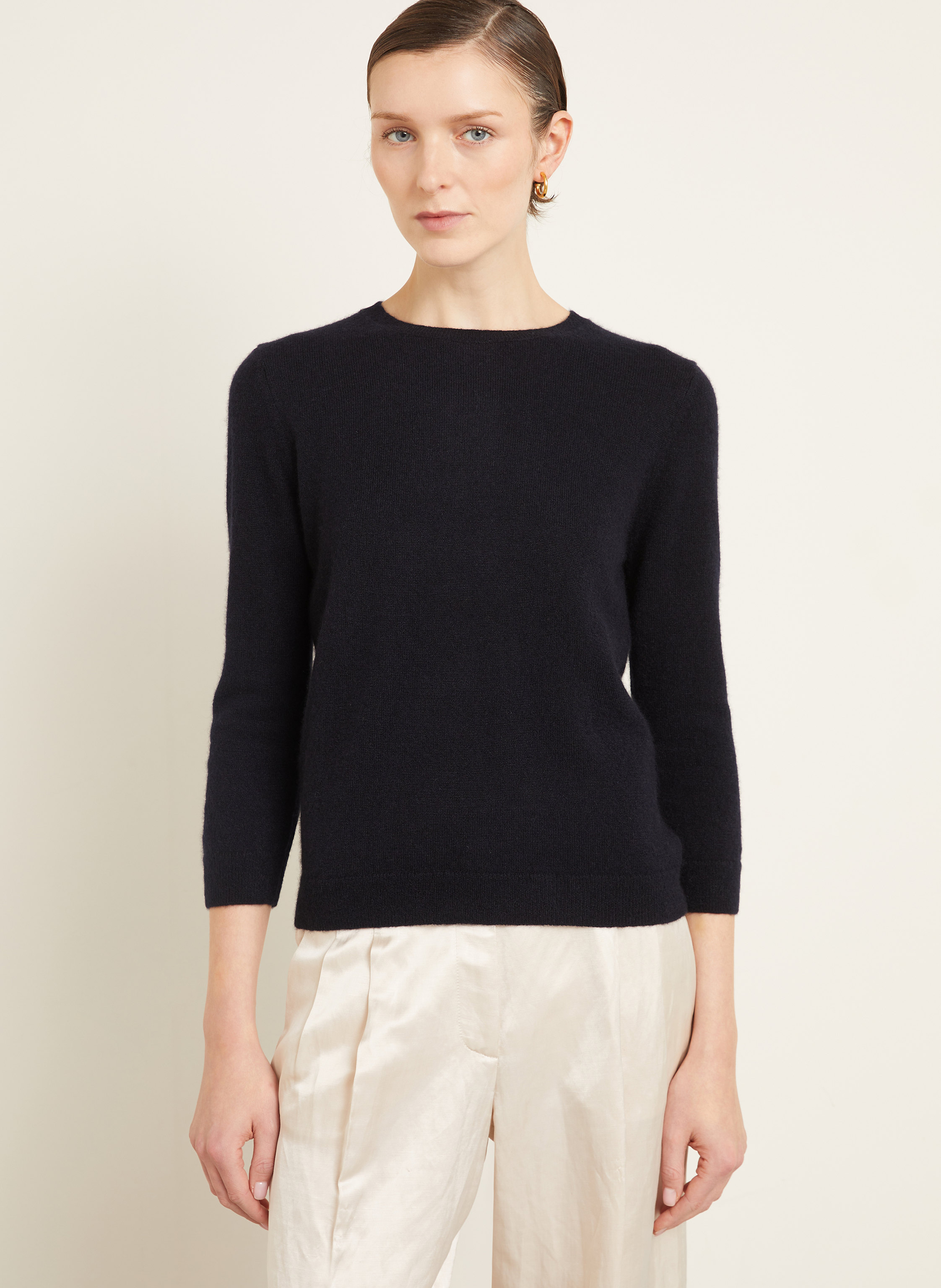 Thumbnail - Iris Von Arnim Cashmere-Pullover Rahel Summer blau