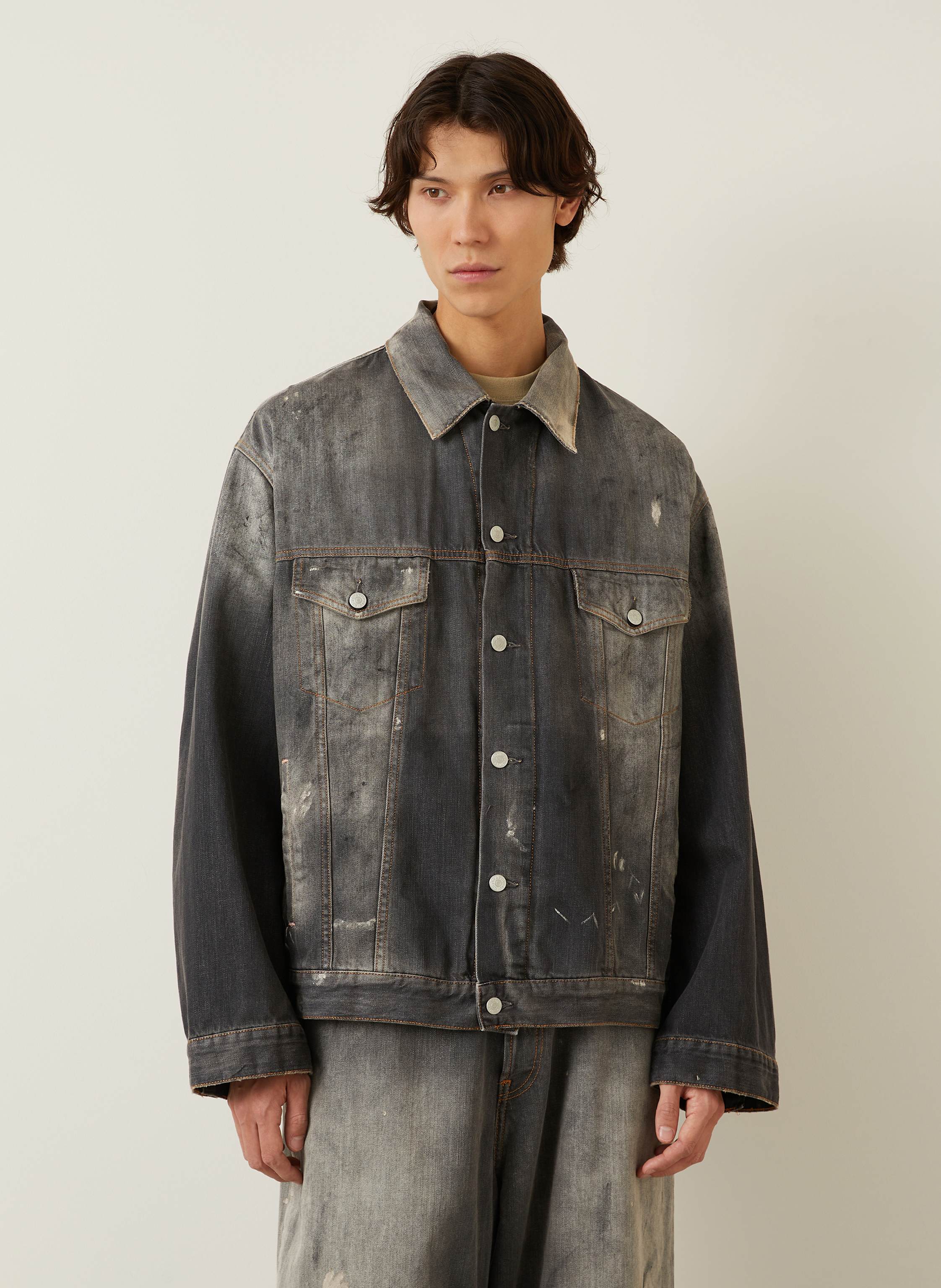 Thumbnail - Acne Studios Jeansjacke schwarz