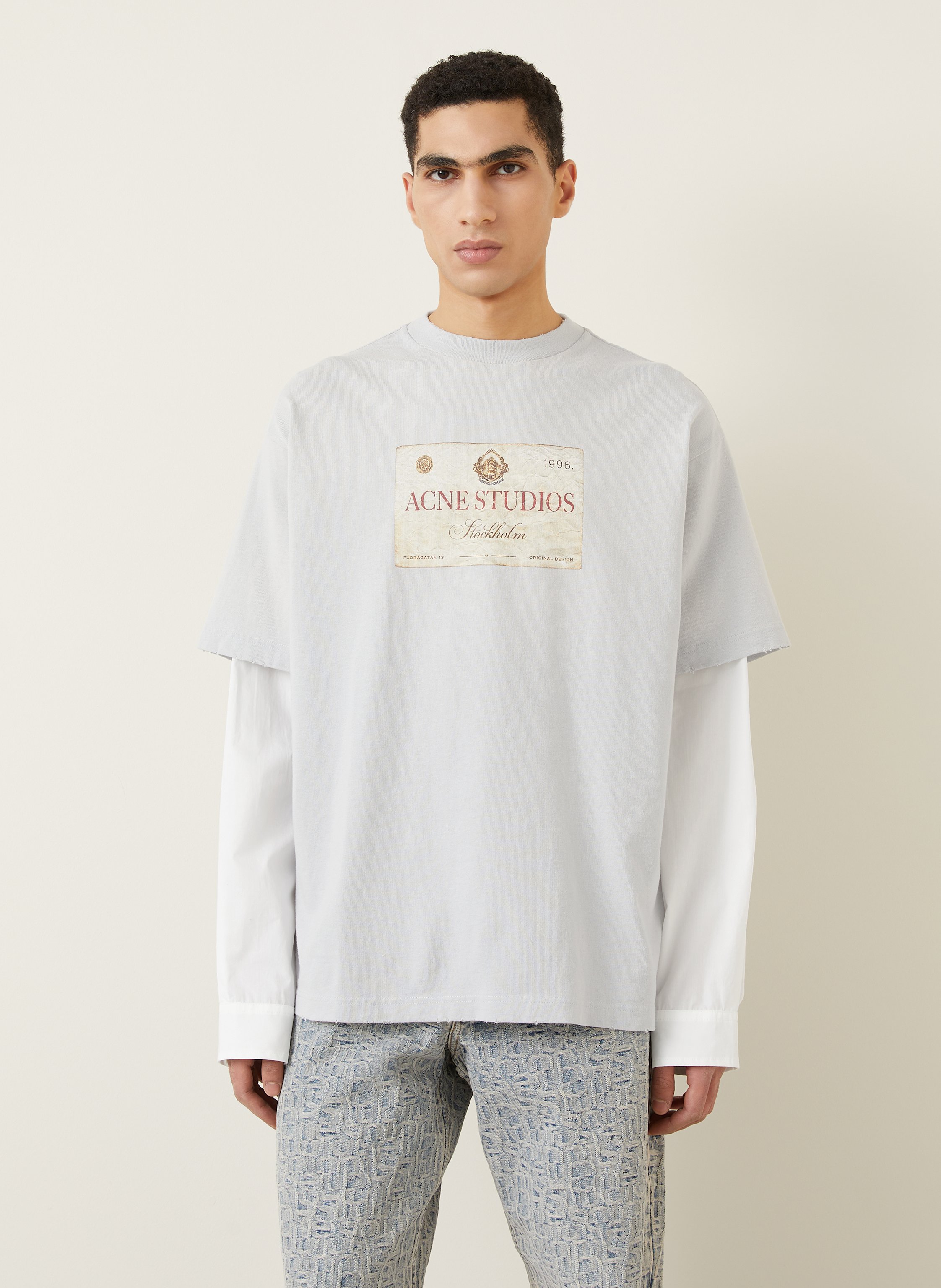 Thumbnail - Acne Studios Longsleeve grau
