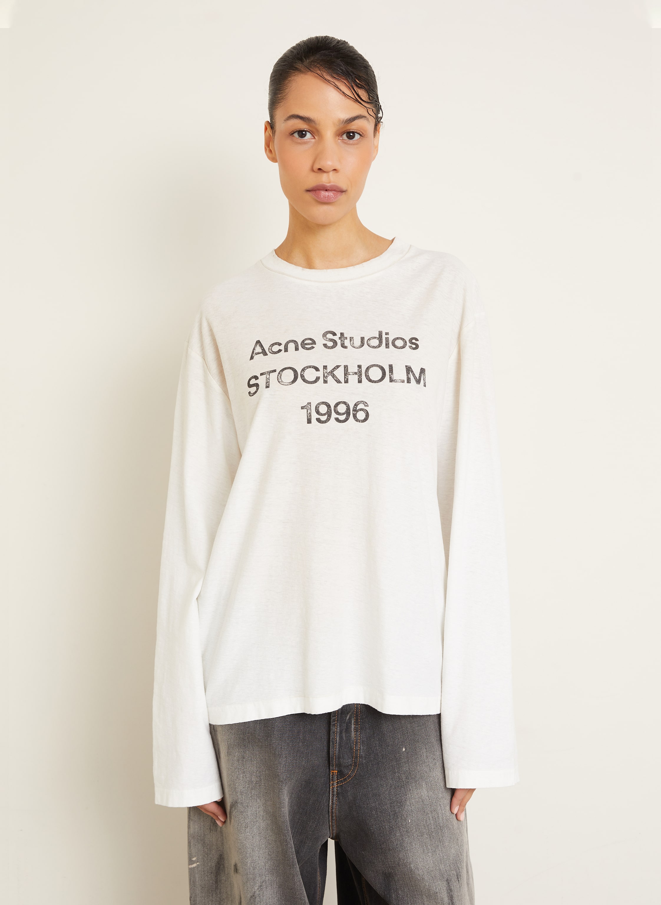 Thumbnail - Acne Studios Longsleeve weiss