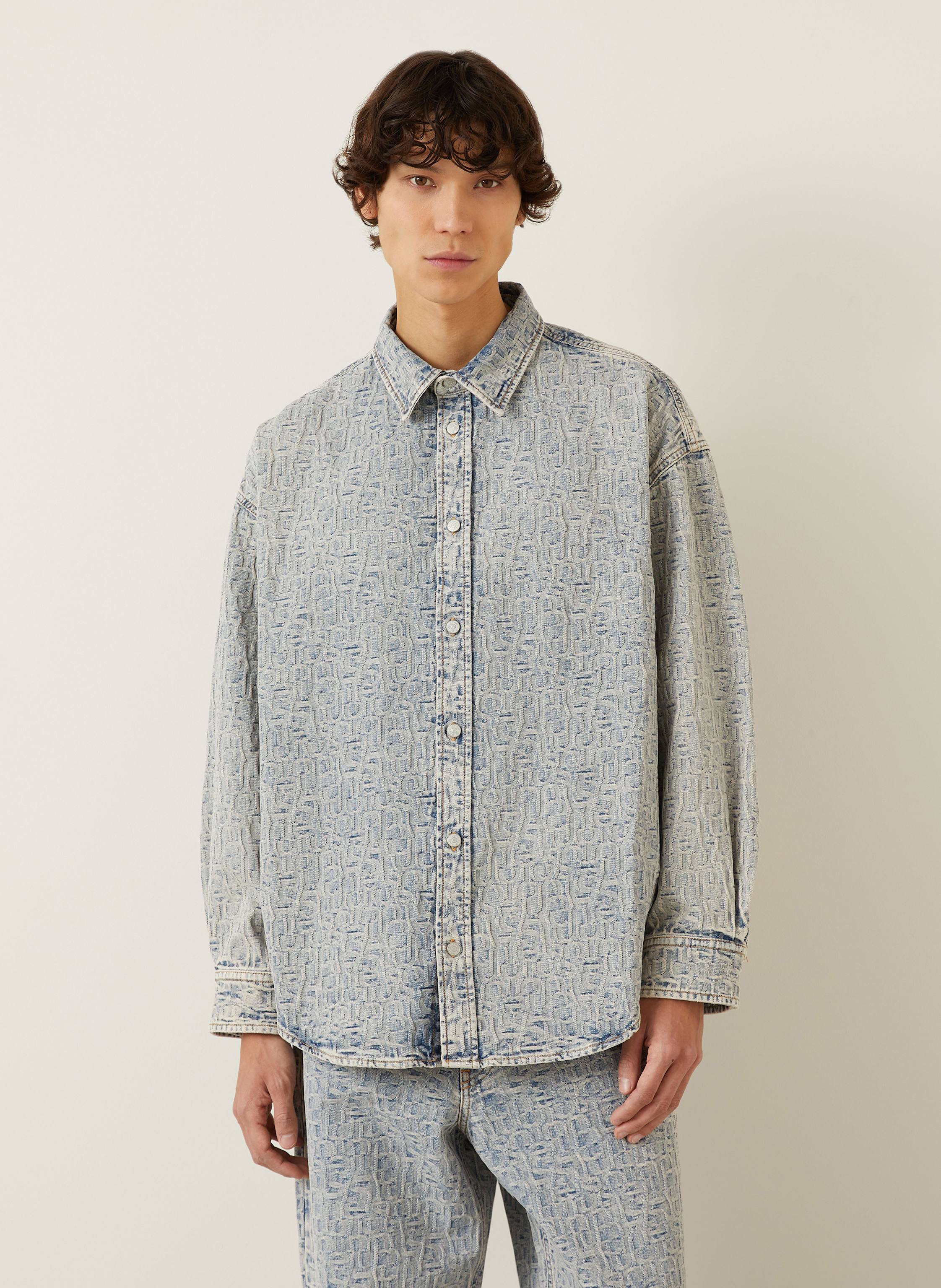 Thumbnail - Acne Studios Jeans-Overjacket blau