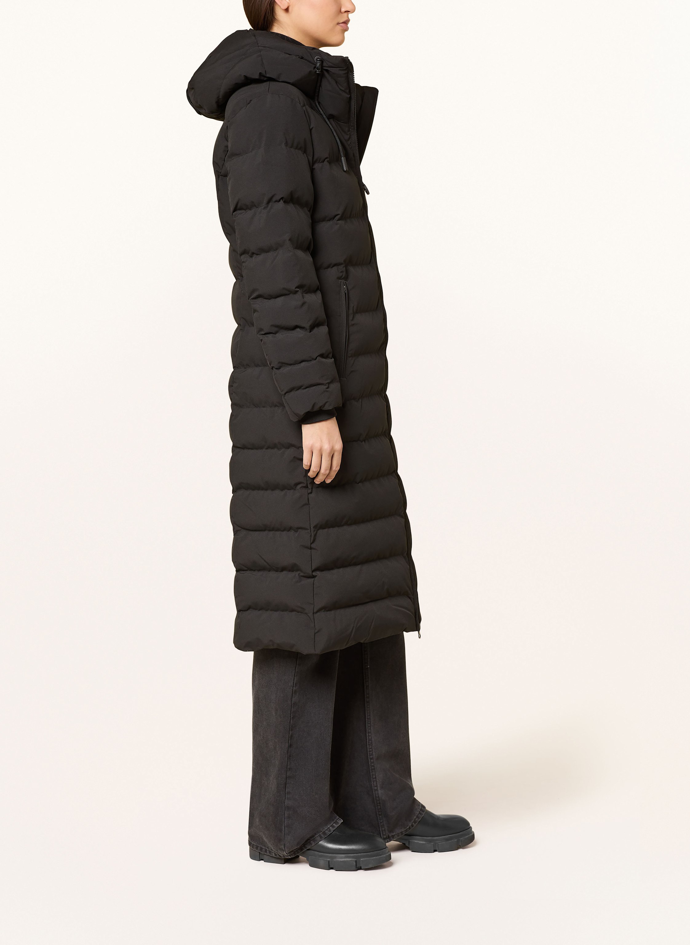 Thumbnail - Wellensteyn Steppmantel Cordoba Long schwarz