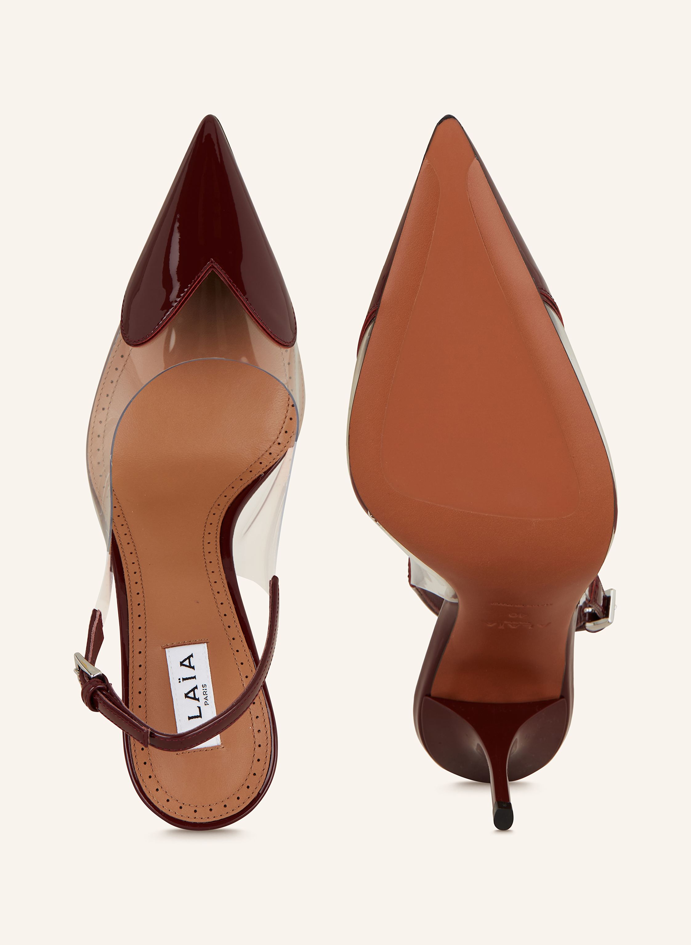 Thumbnail - Alaïa Slingpumps rot