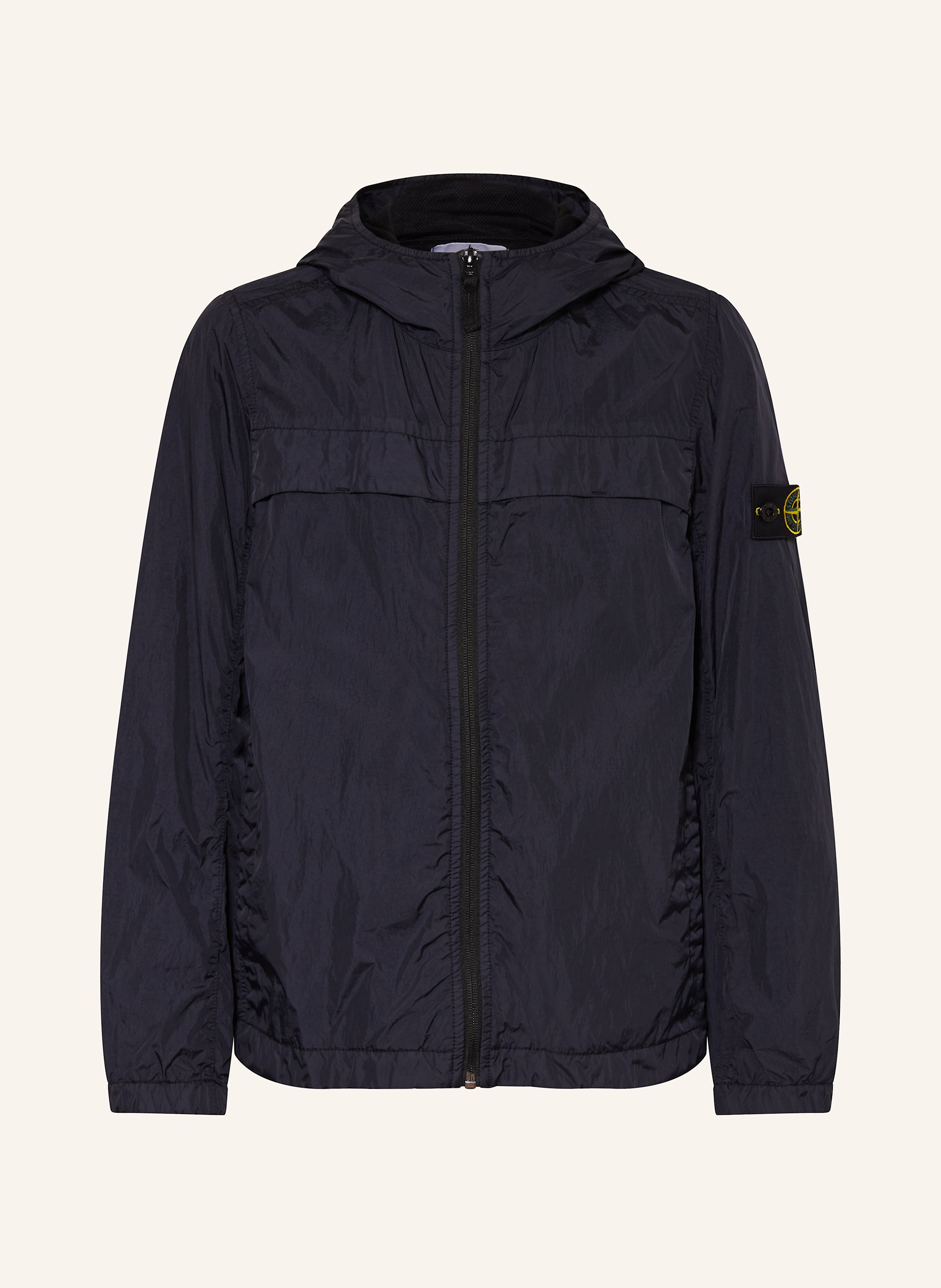 Black stone island jacket junior clearance