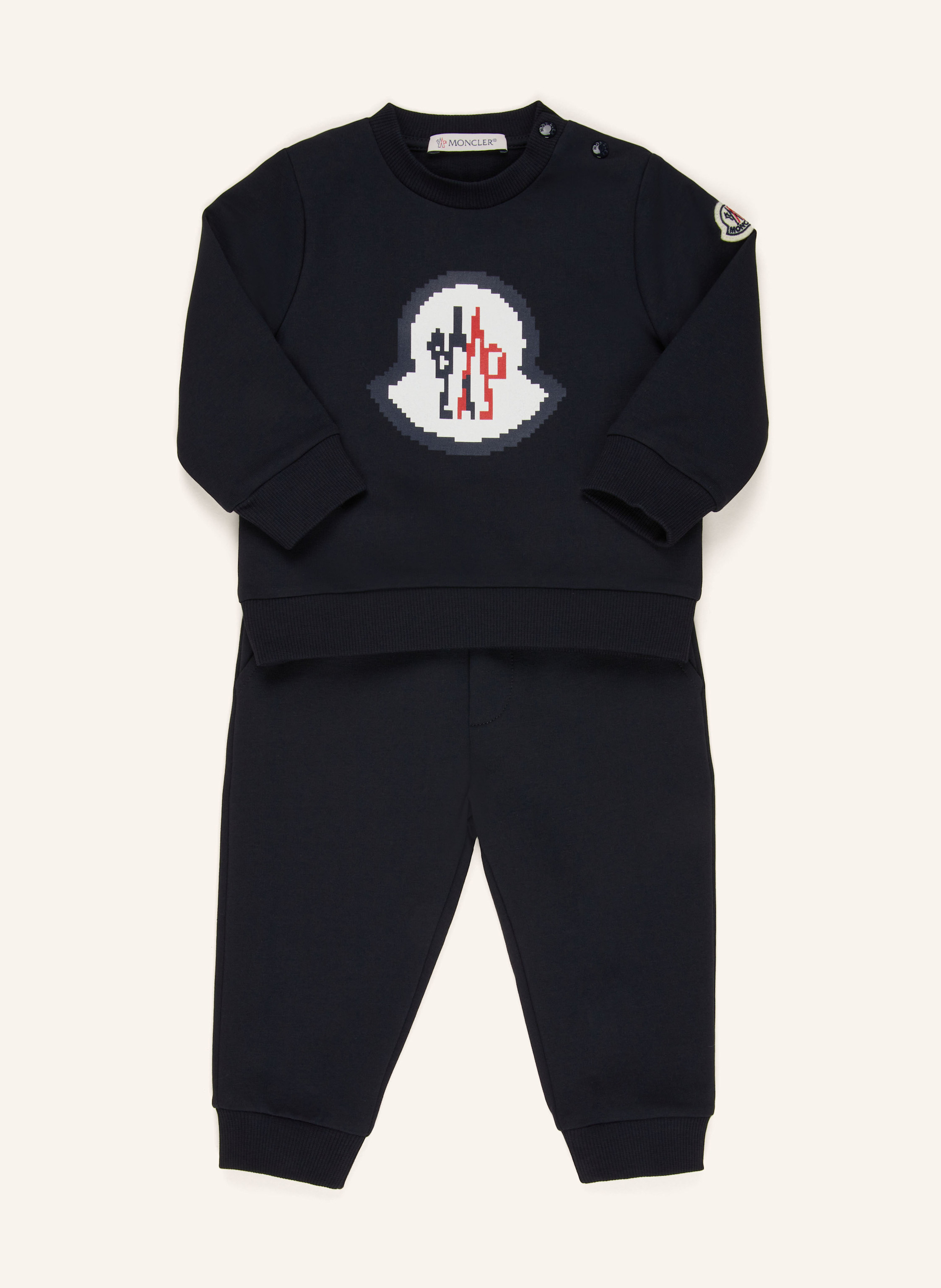 Baby moncler tracksuit hotsell