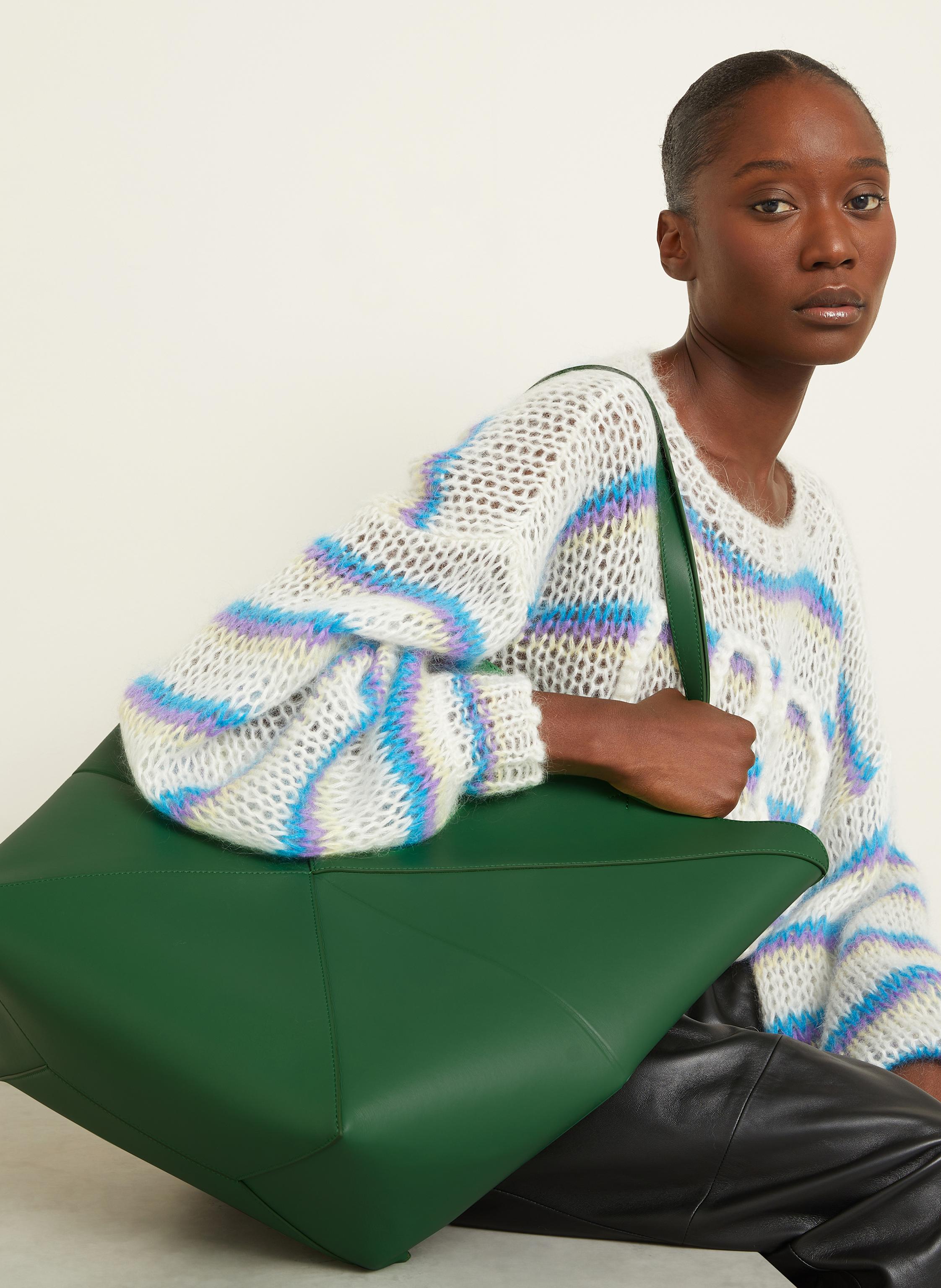 Thumbnail - Loewe Shopper Puzzle Tote Large gruen