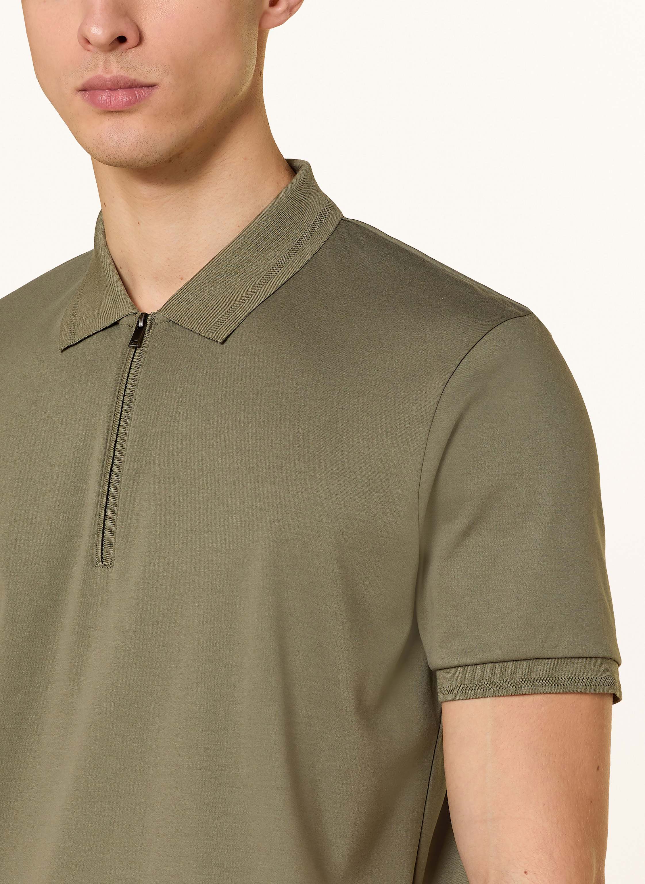 Thumbnail - Olymp Jersey-Poloshirt Casual Comfort Fit gruen