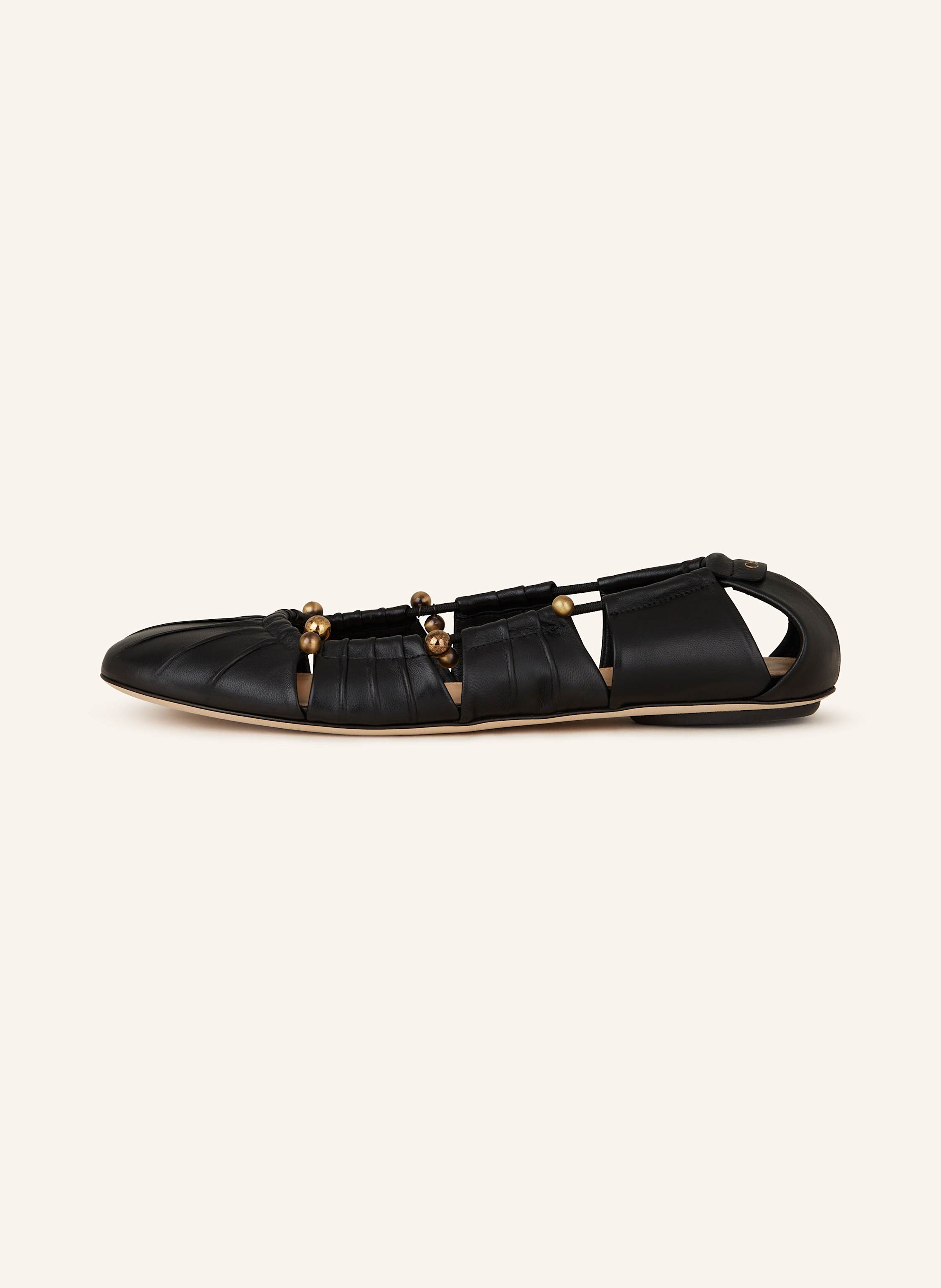 Thumbnail - Chloé Ballerinas Luna schwarz