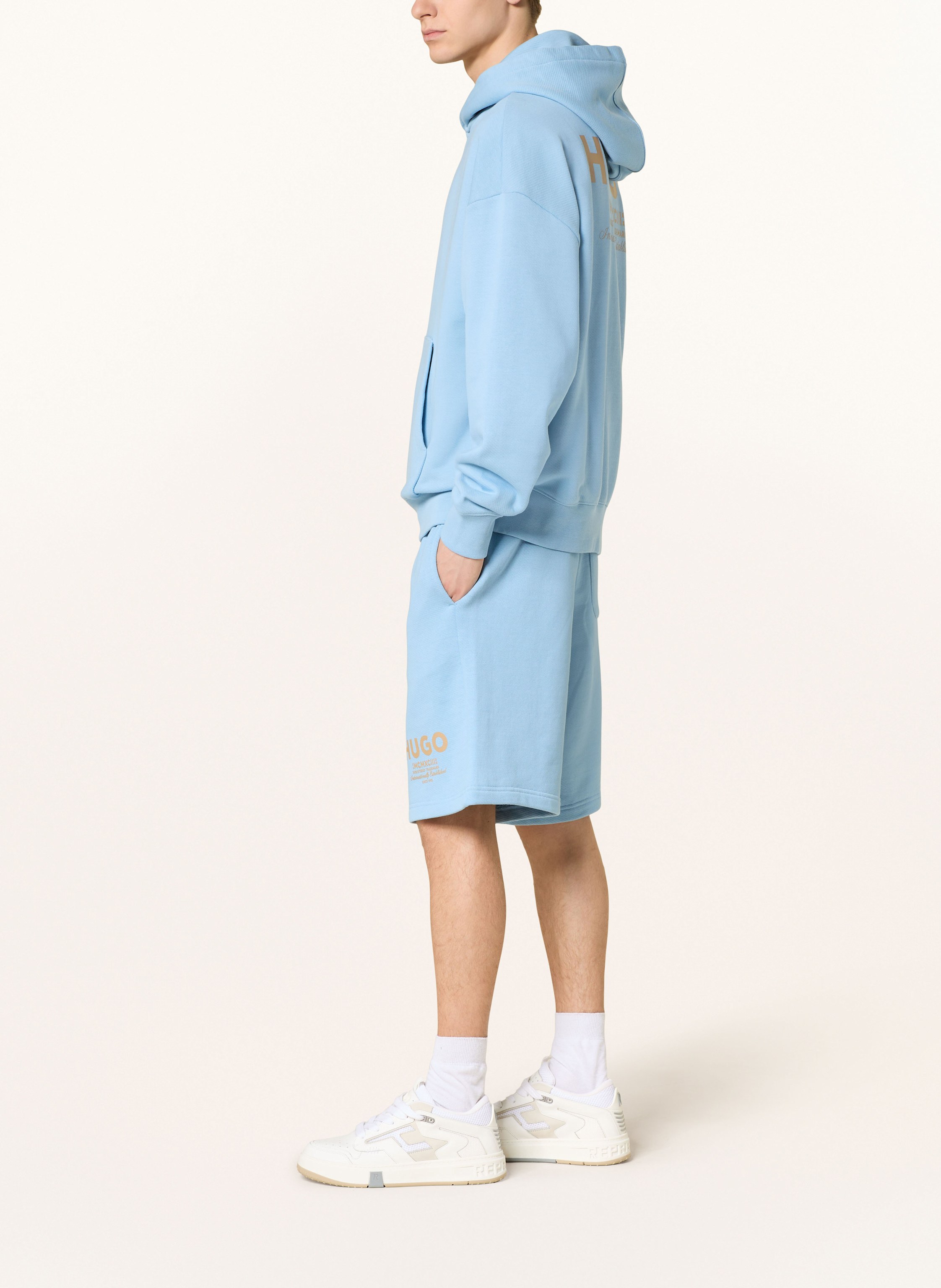 Thumbnail - Hugo Blue Sweatshorts Nomario blau