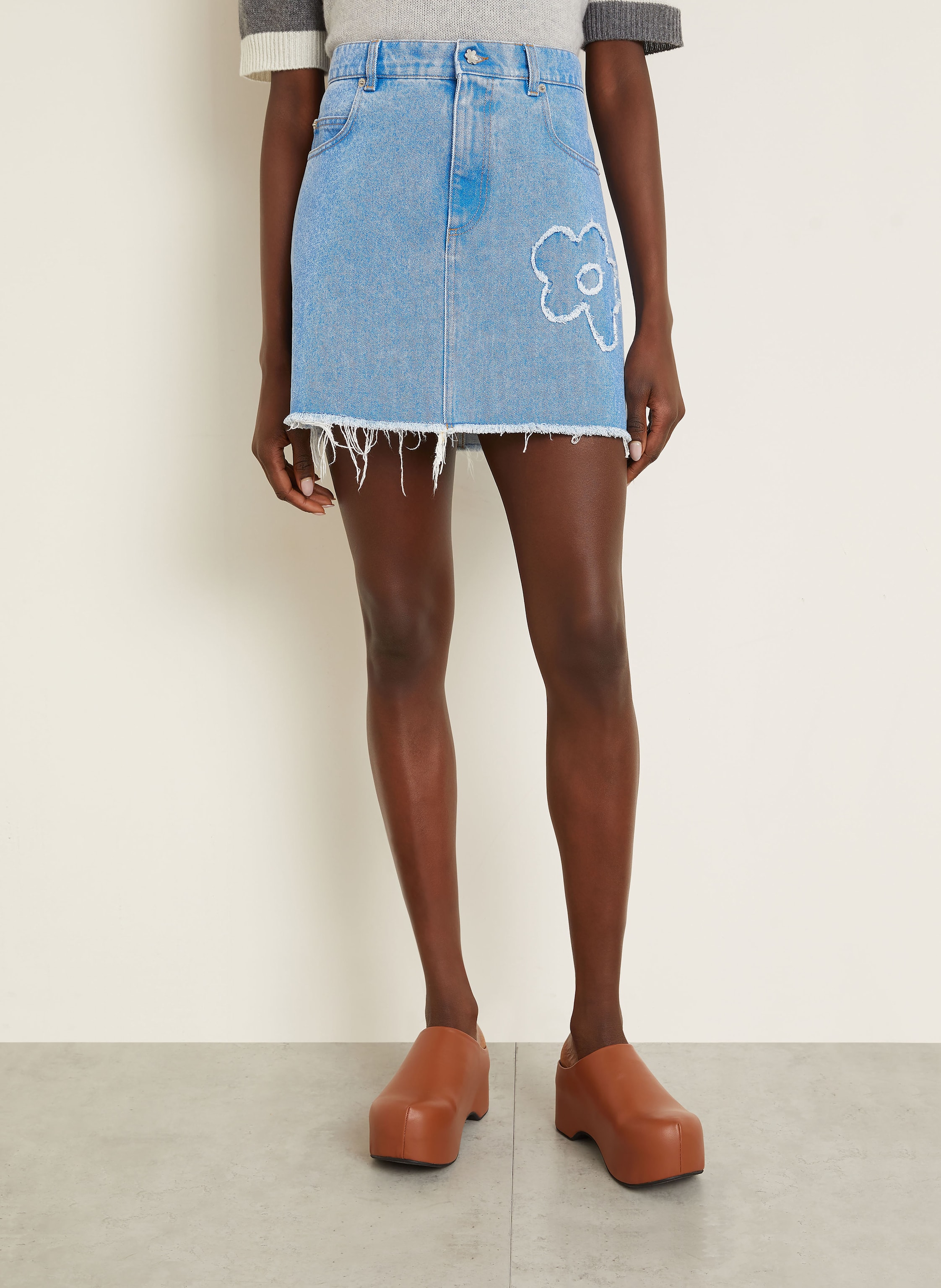 Thumbnail - Marni Jeansrock blau