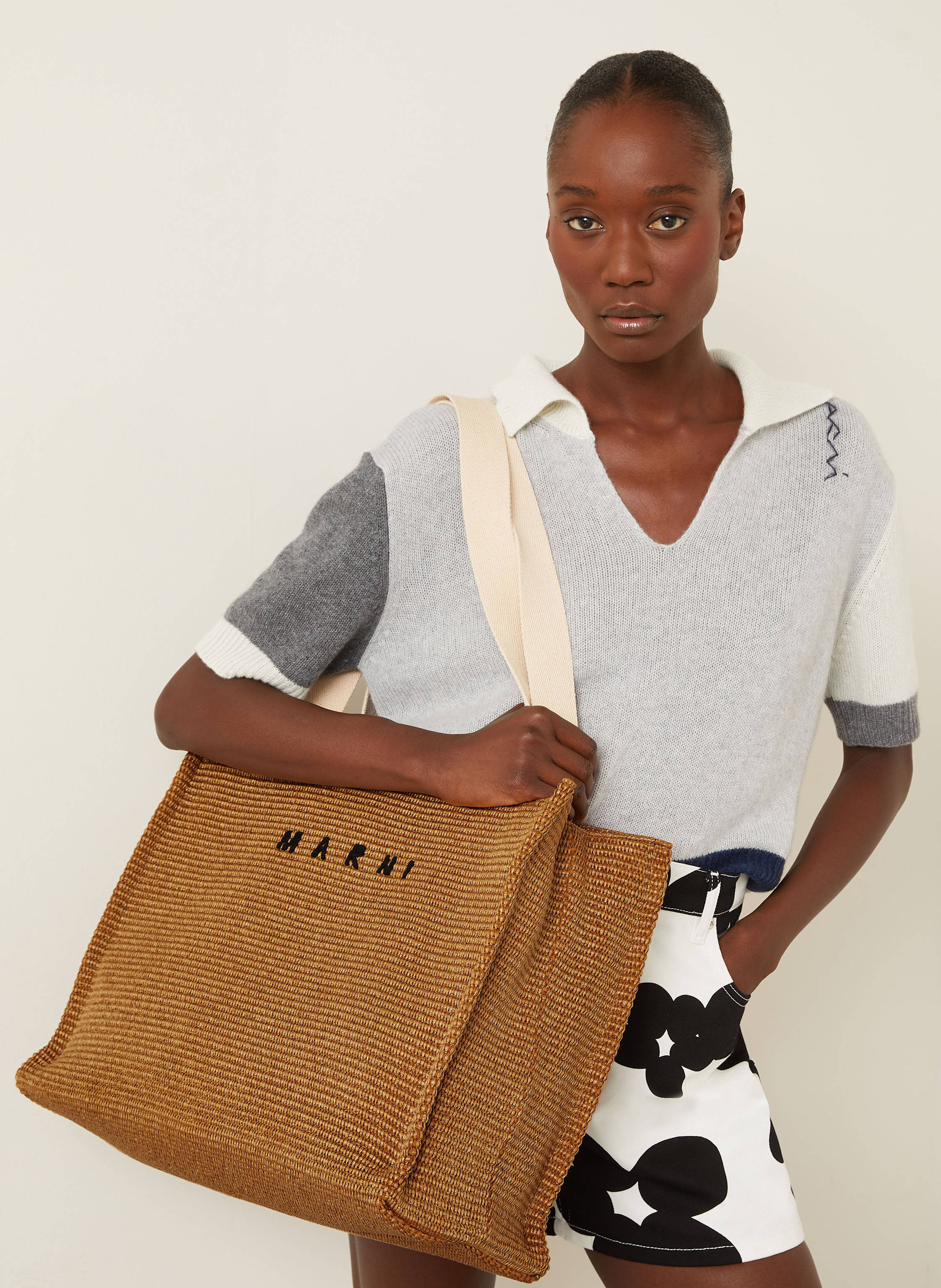 Thumbnail - Marni Shopper braun