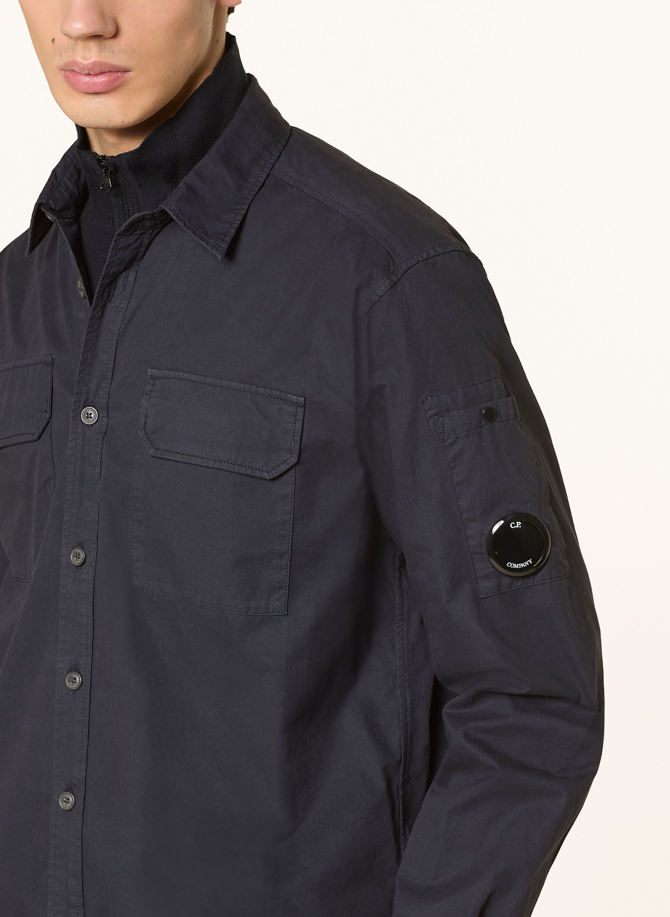 Thumbnail - C.P. Company Overshirt blau
