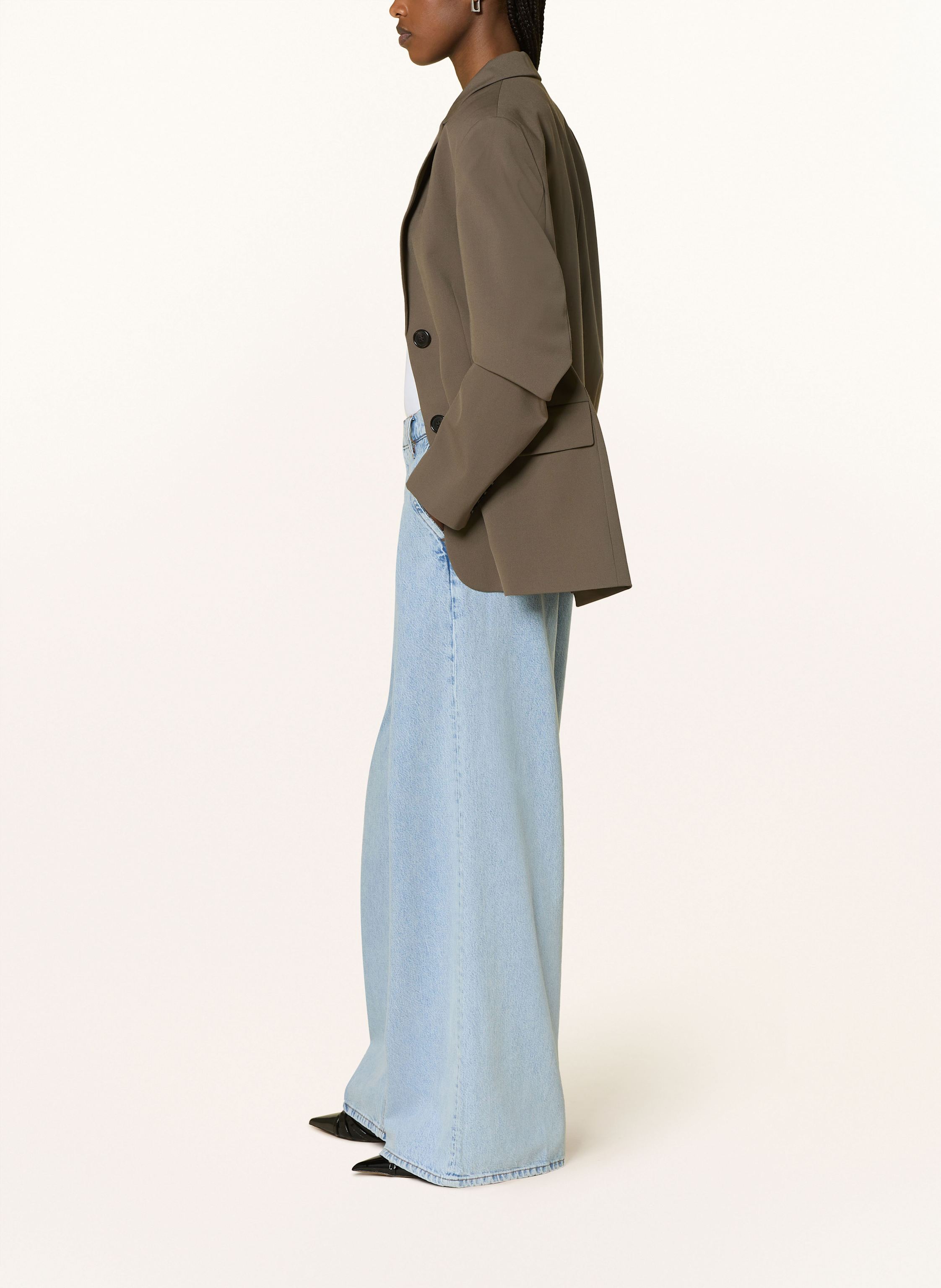 Thumbnail - Frame Wide Leg Jeans The Wide Trouser blau