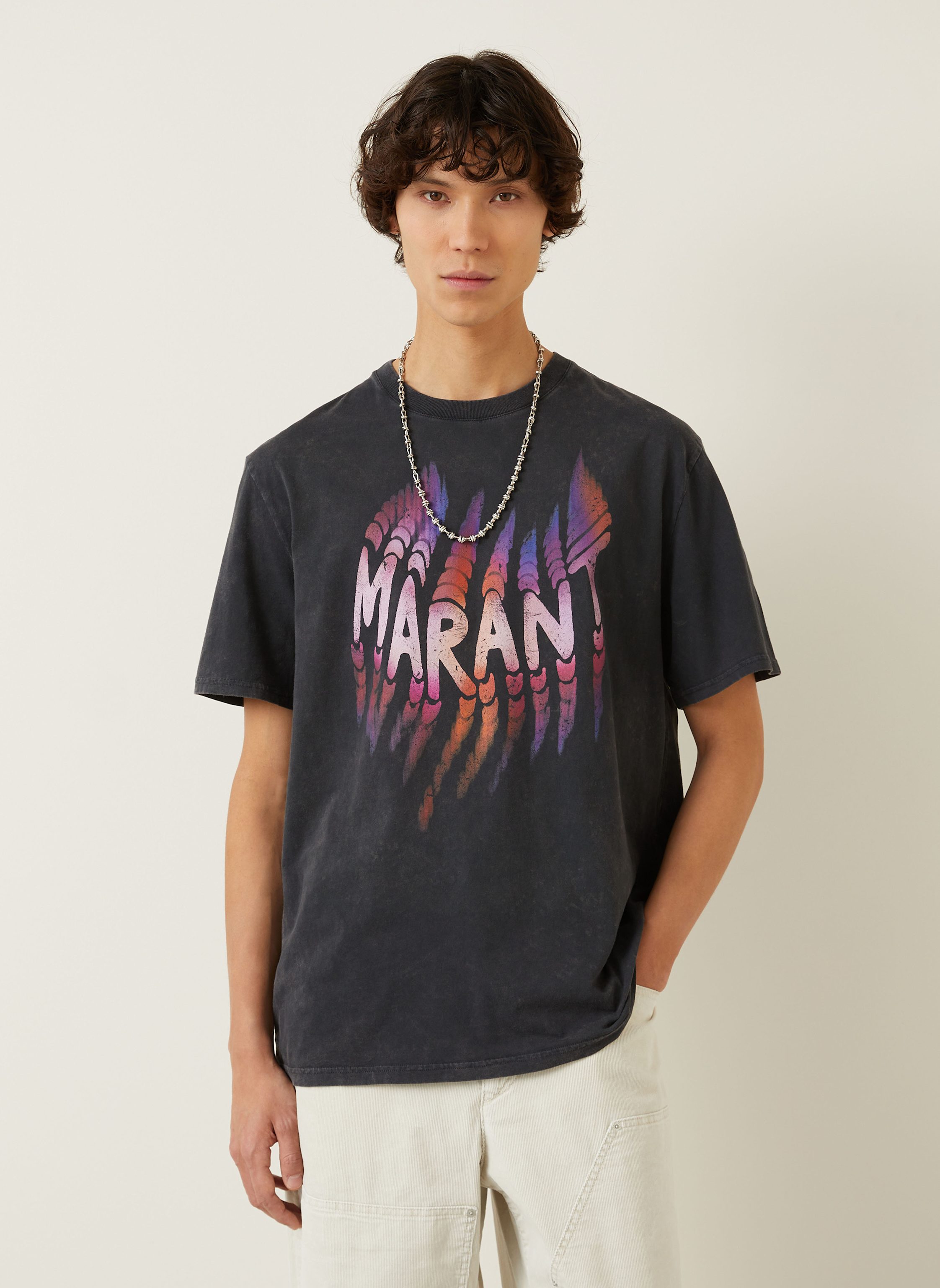 Thumbnail - Isabel Marant T-Shirt Hugo schwarz
