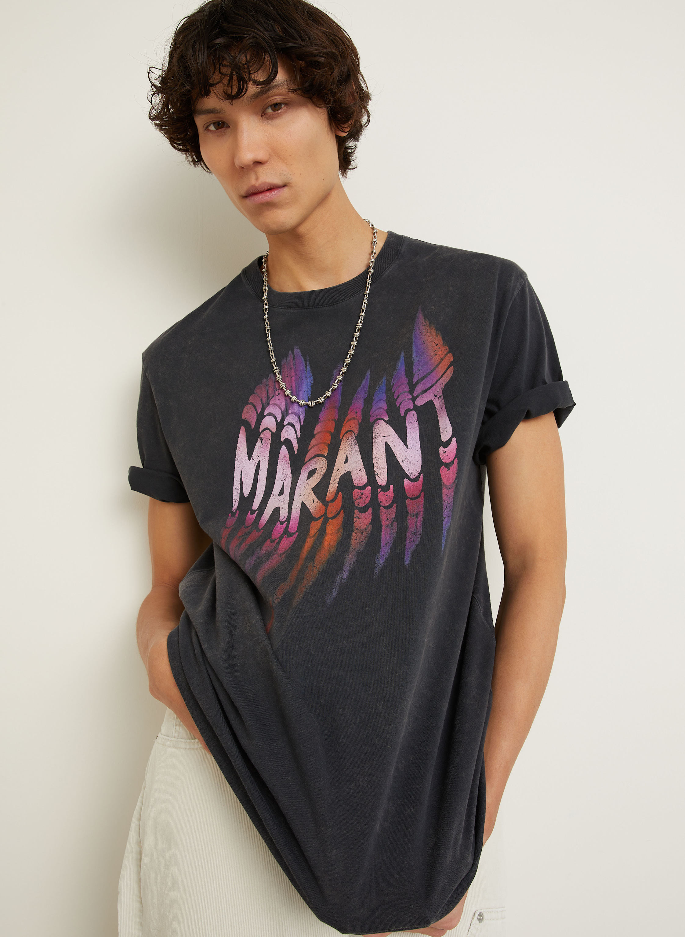 Thumbnail - Isabel Marant T-Shirt Hugo schwarz
