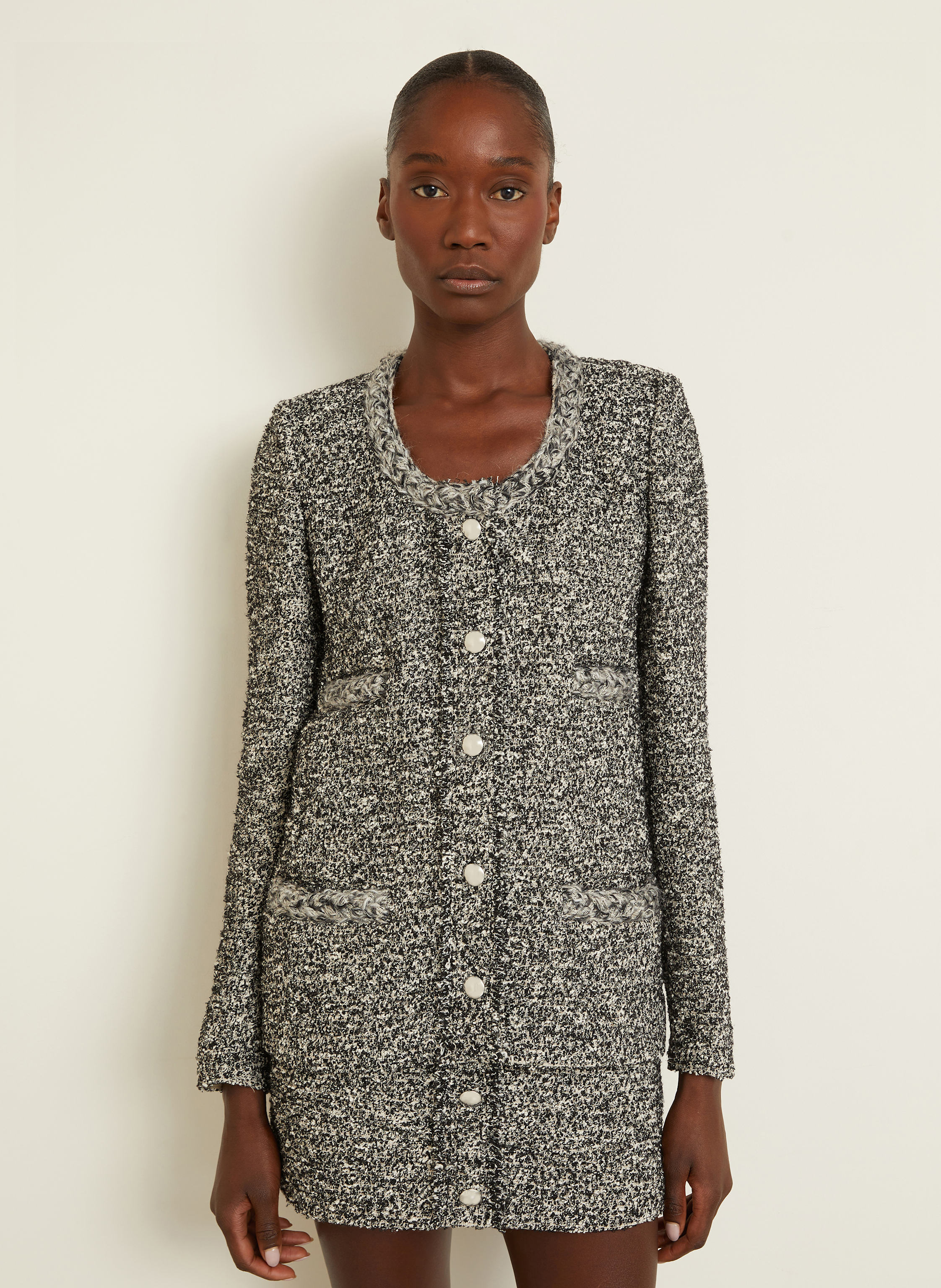 Thumbnail - Isabel Marant Bouclé-Jacke Germina schwarz