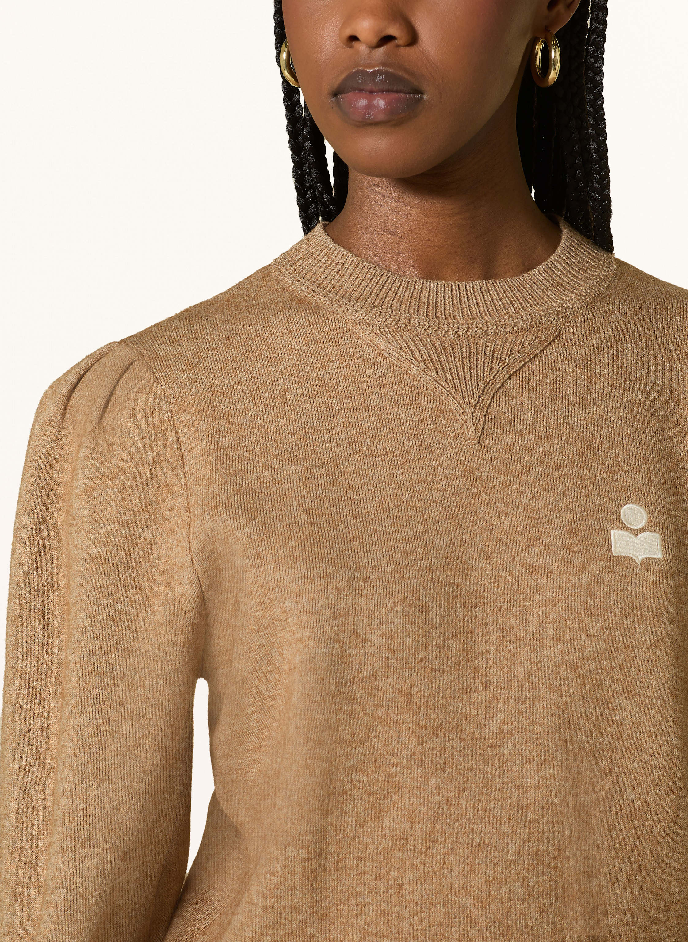 Thumbnail - Marant Étoile Pullover Kelaya braun