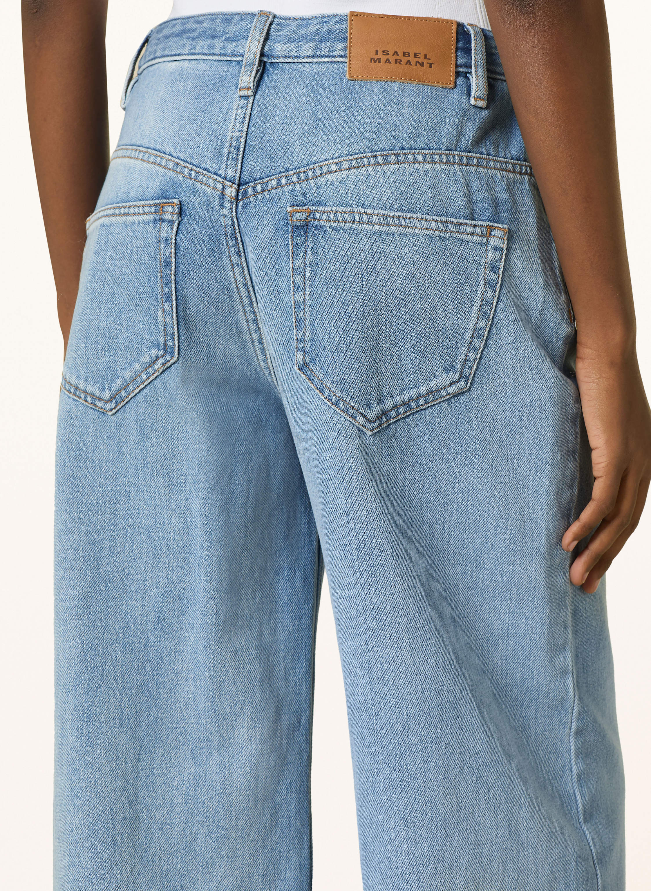 Thumbnail - Marant Étoile Straight Jeans Lemony blau