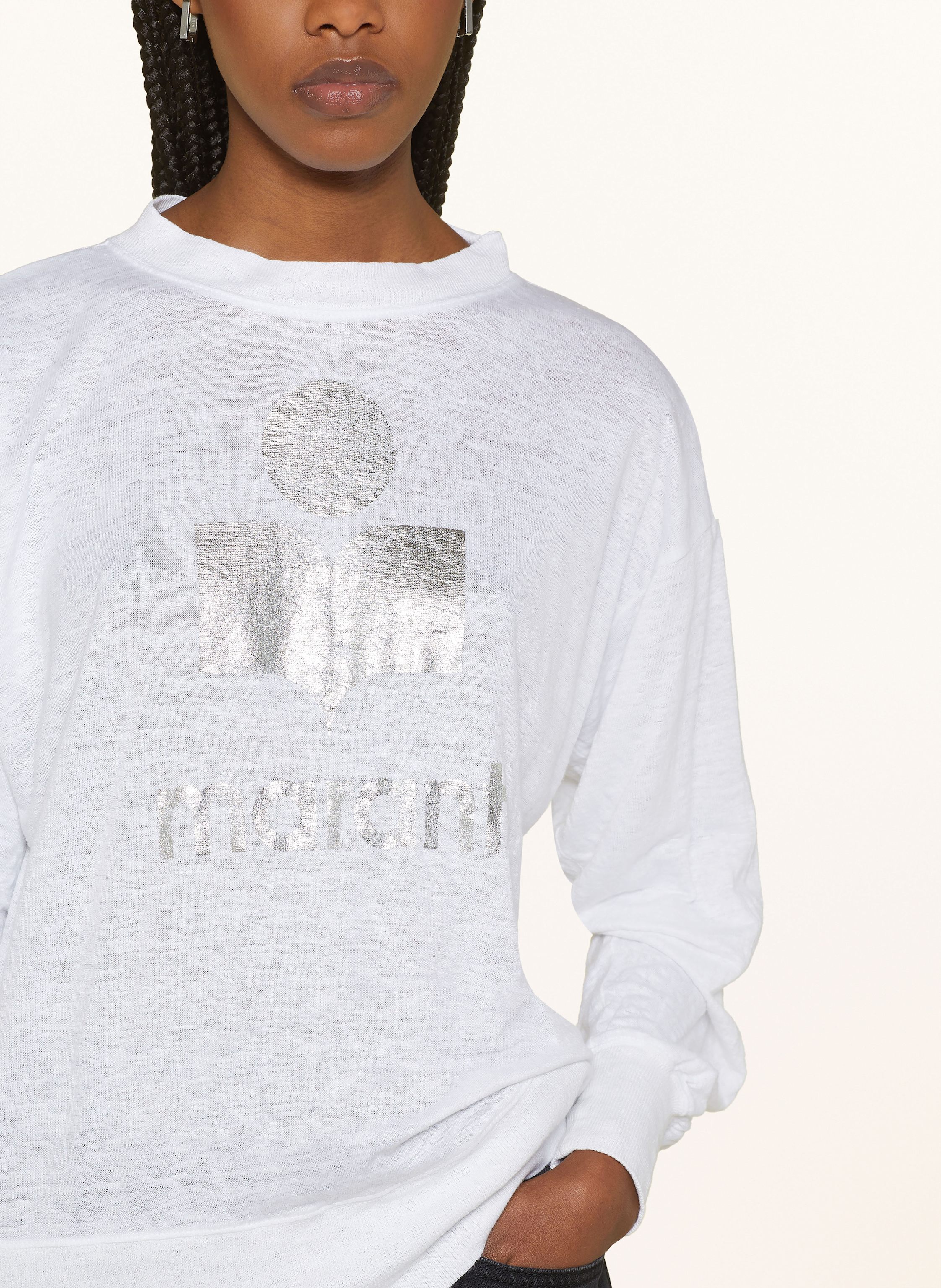 Thumbnail - Marant Étoile Longsleeve Klowia Aus Leinen weiss