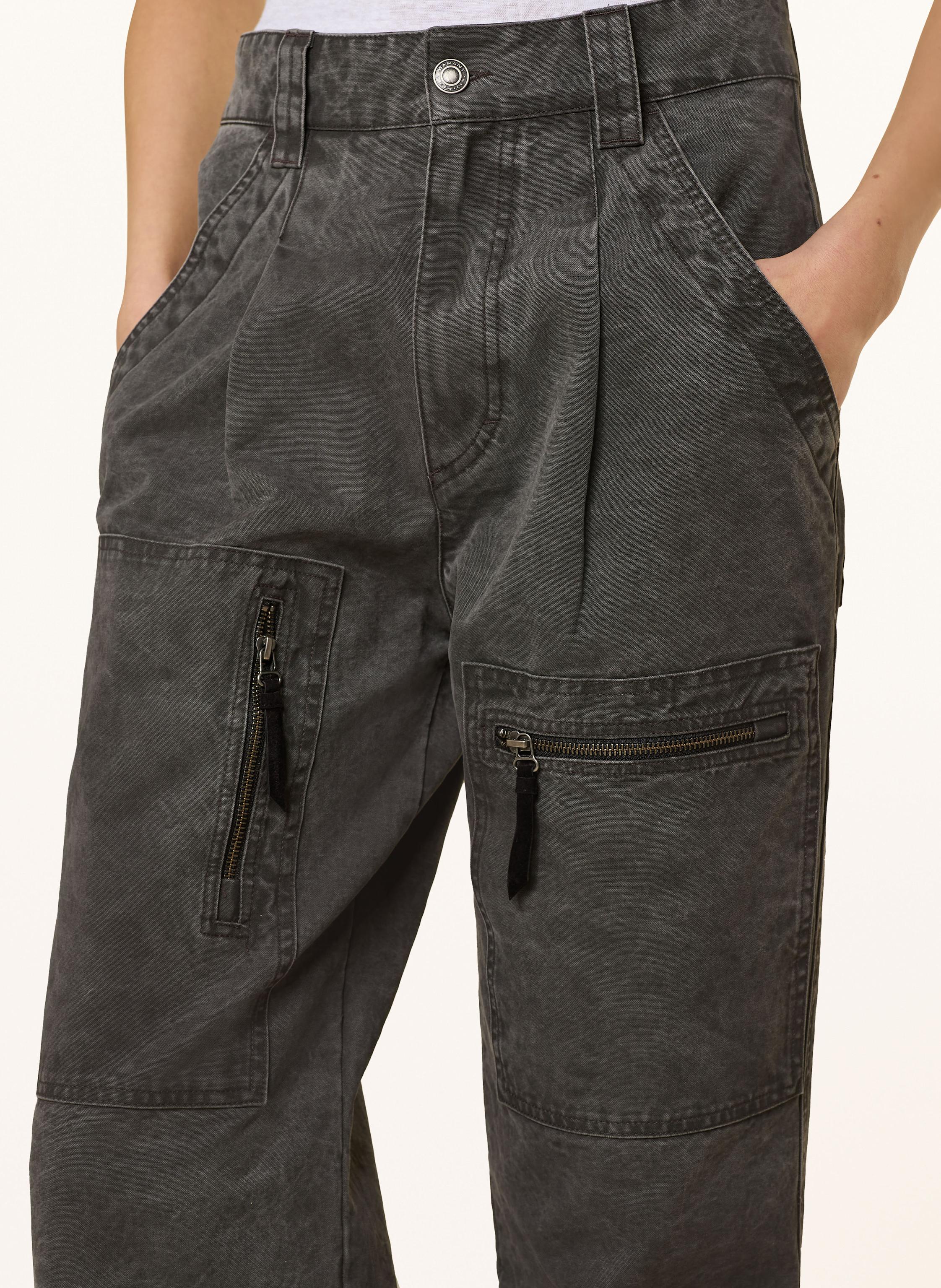 Thumbnail - Marant Étoile Cargohose Kanna schwarz