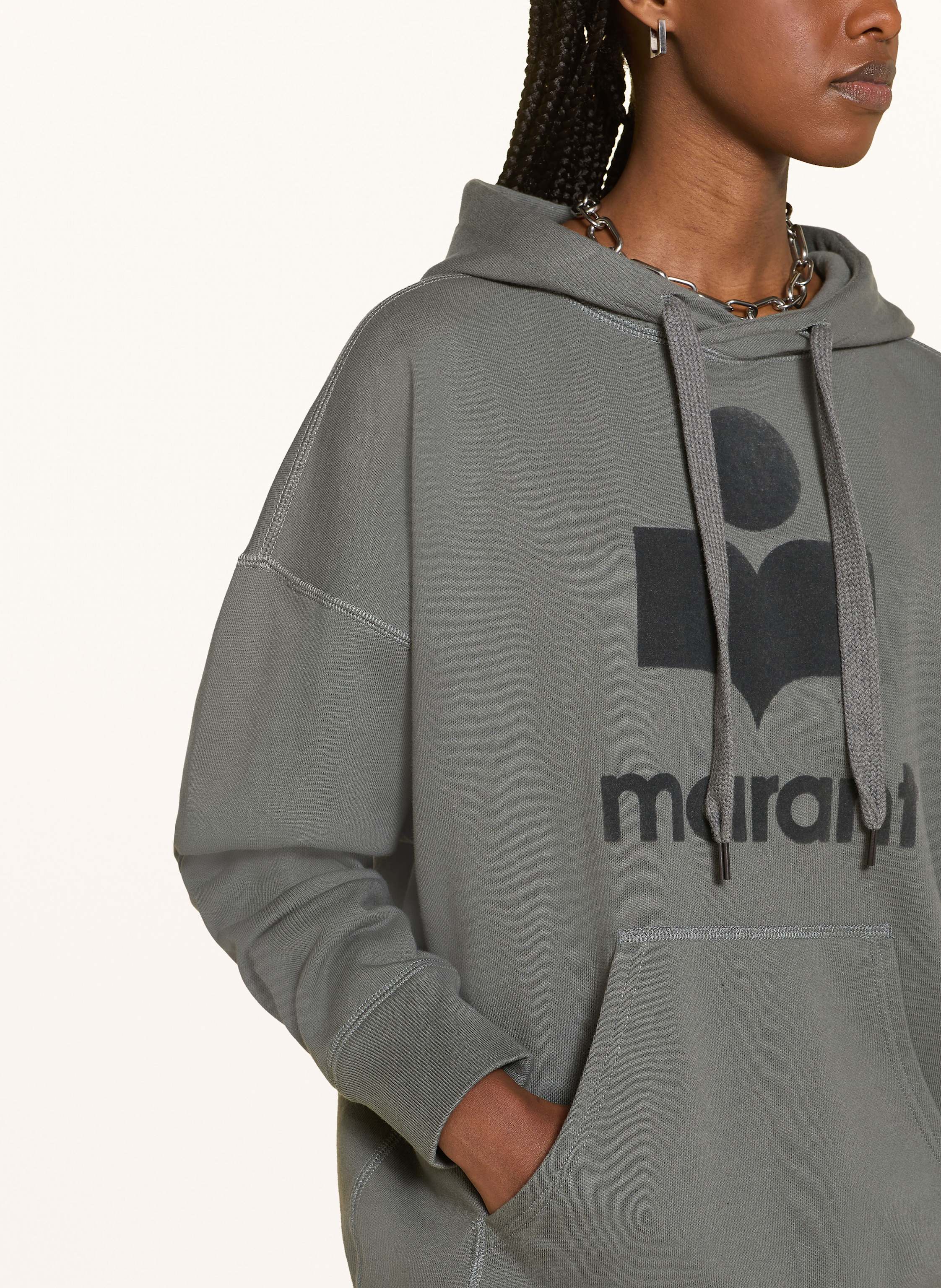 Thumbnail - Marant Étoile Hoodie Mansel grau