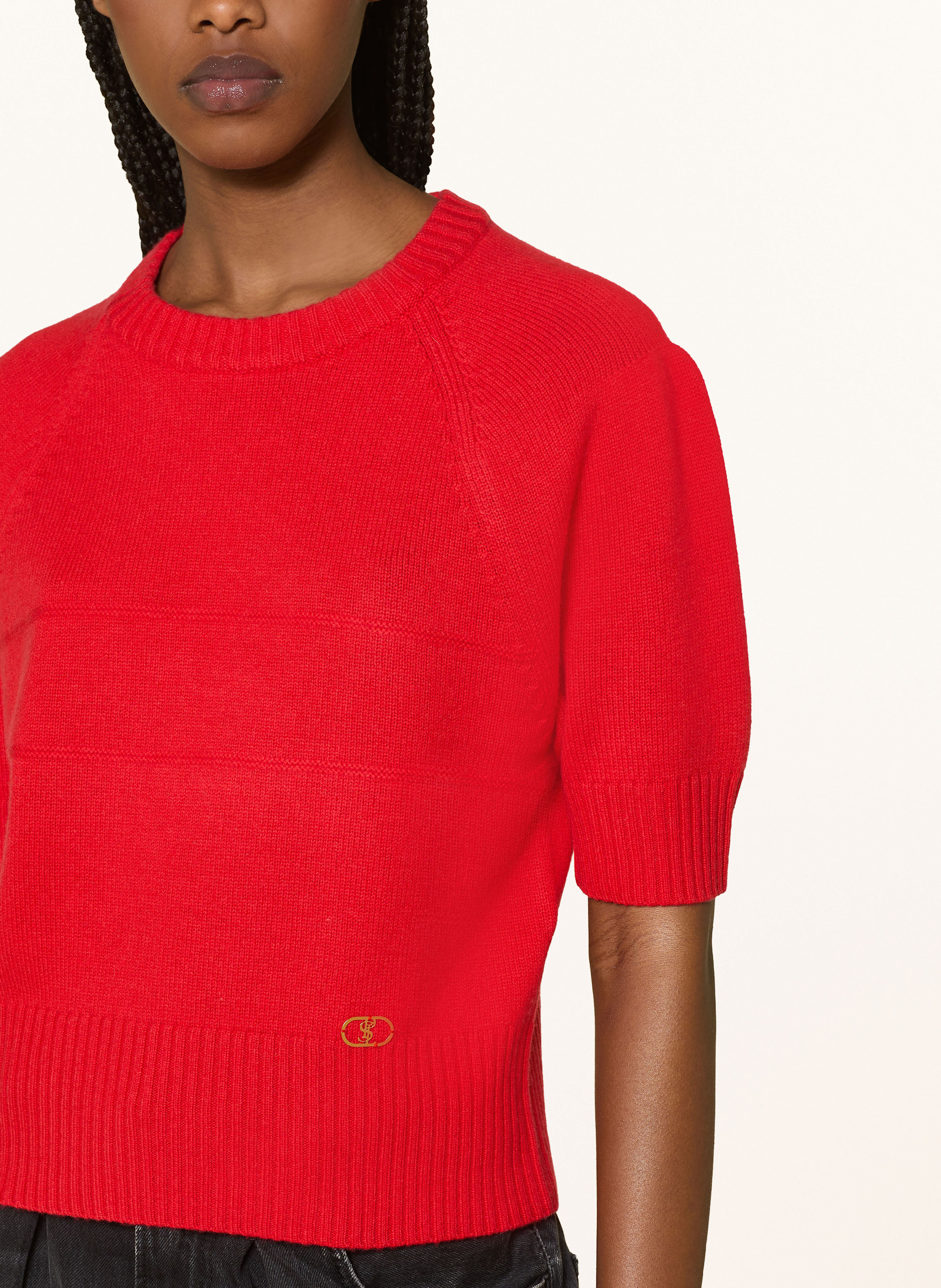 Thumbnail - Sem Per Lei Strickshirt Mit Cashmere rot