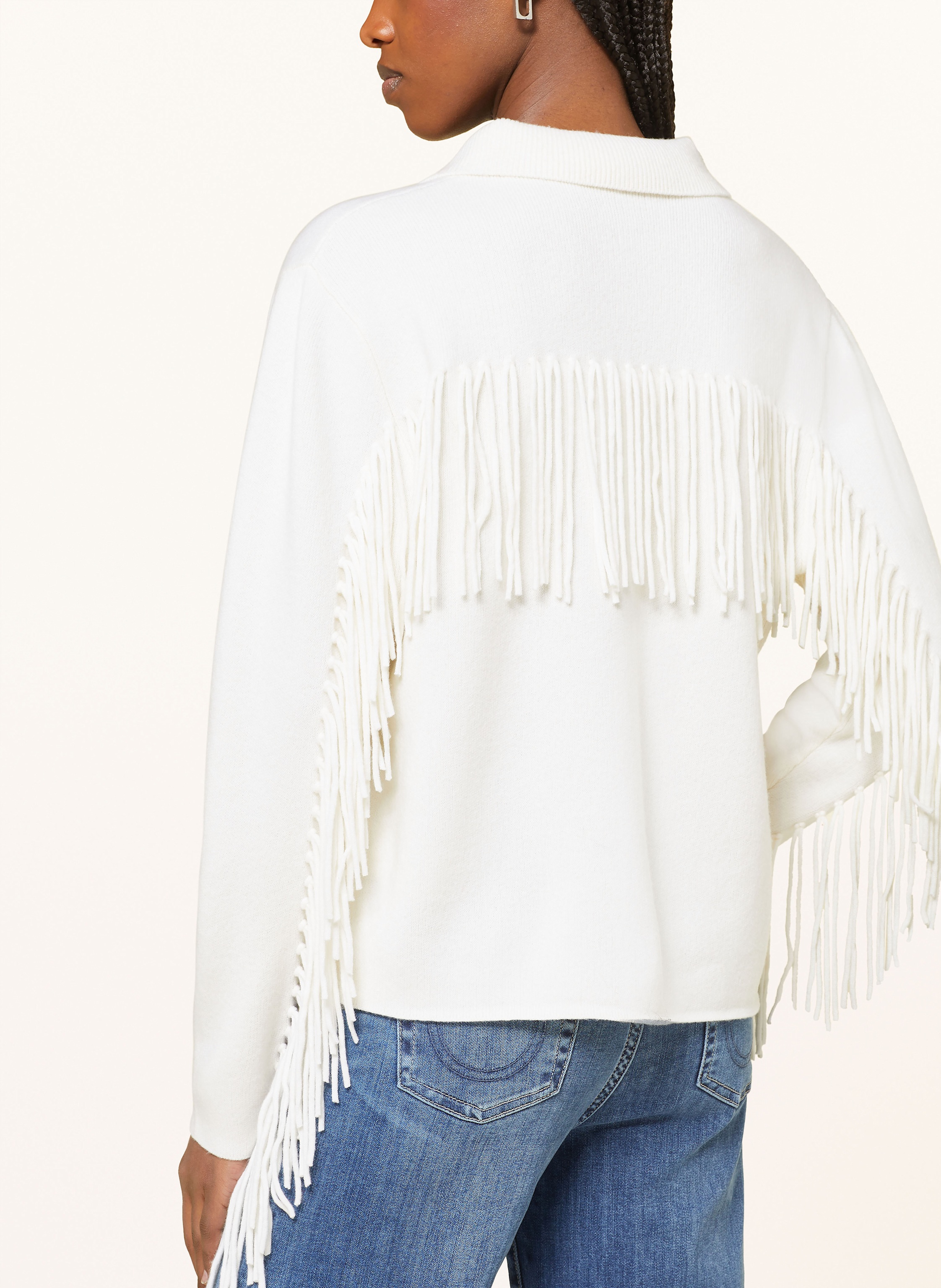 Thumbnail - Sem Per Lei Strickjacke weiss