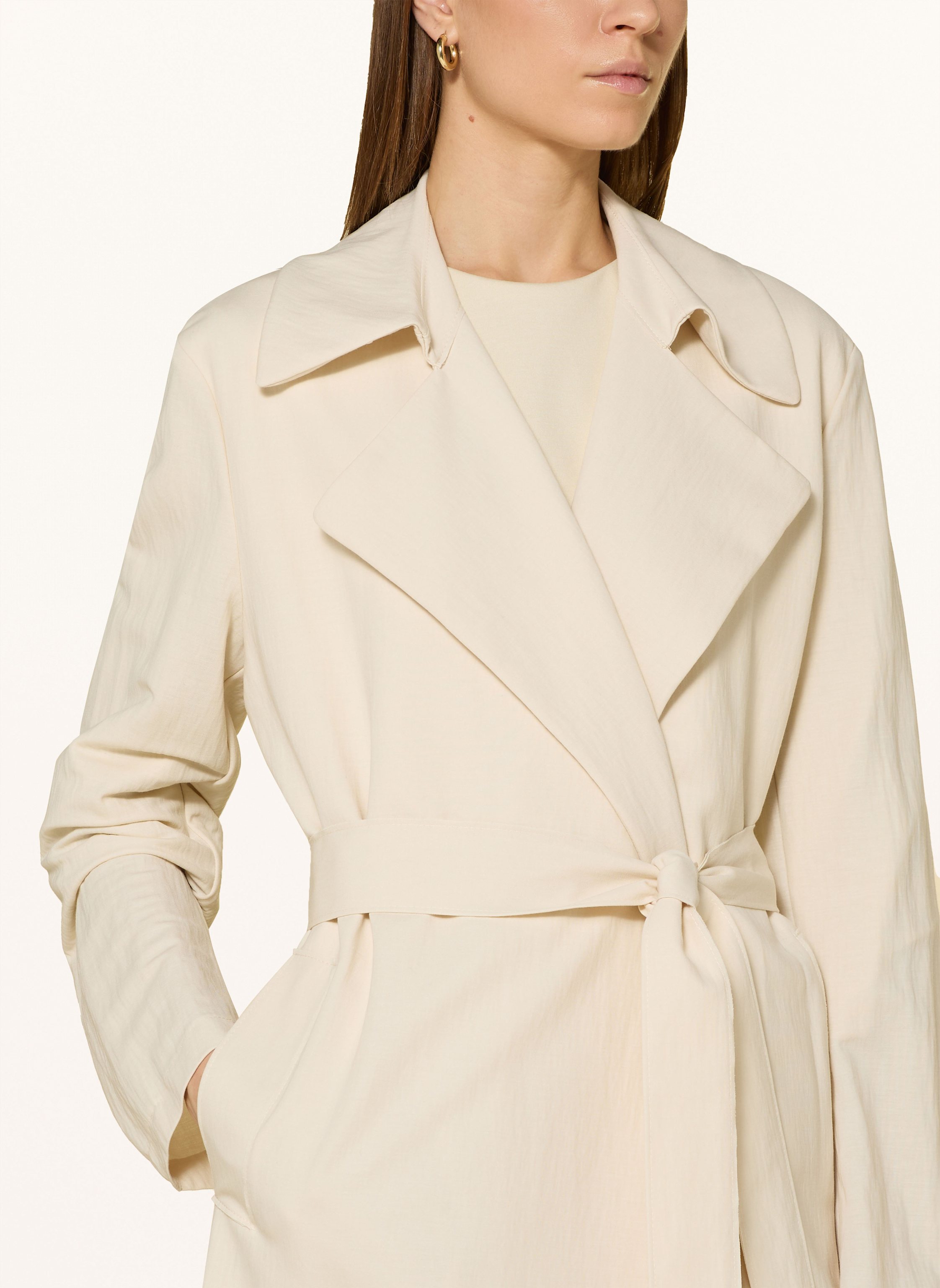 Thumbnail - Harris Wharf London Trenchcoat weiss