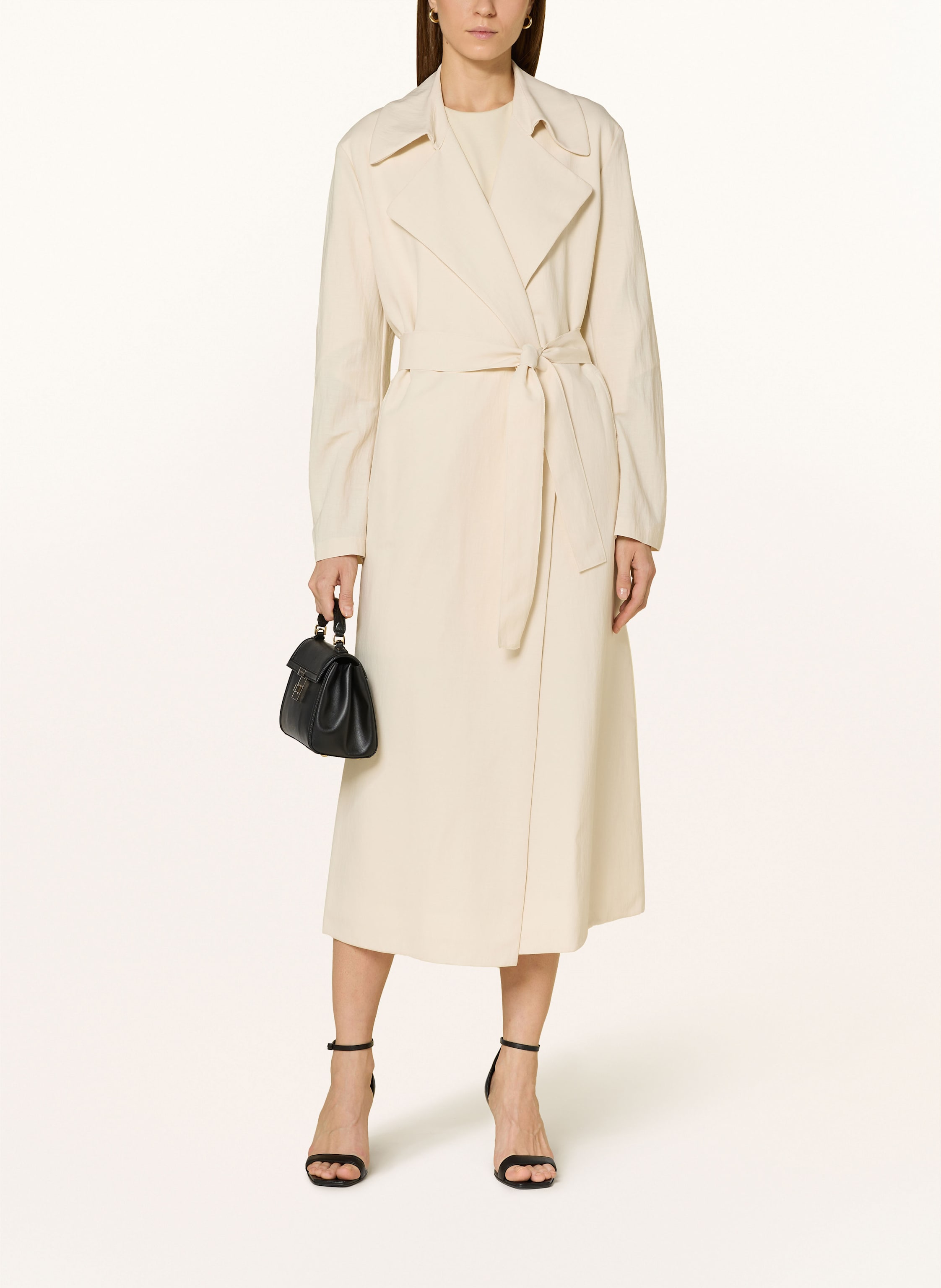 Thumbnail - Harris Wharf London Trenchcoat weiss