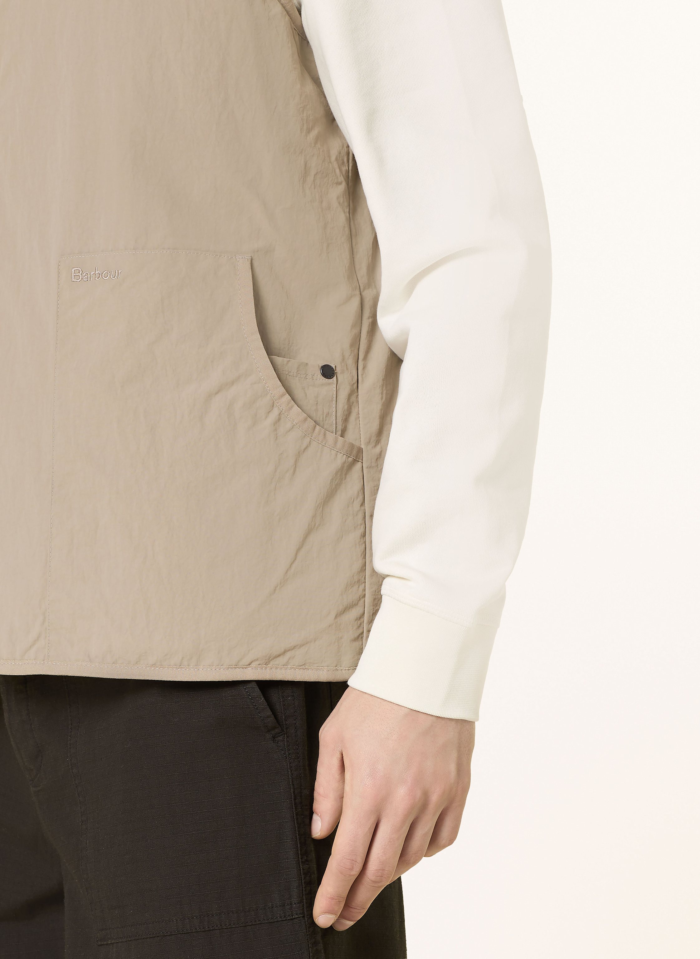 Thumbnail - Barbour Teddyfell-Weste Zum Wenden beige