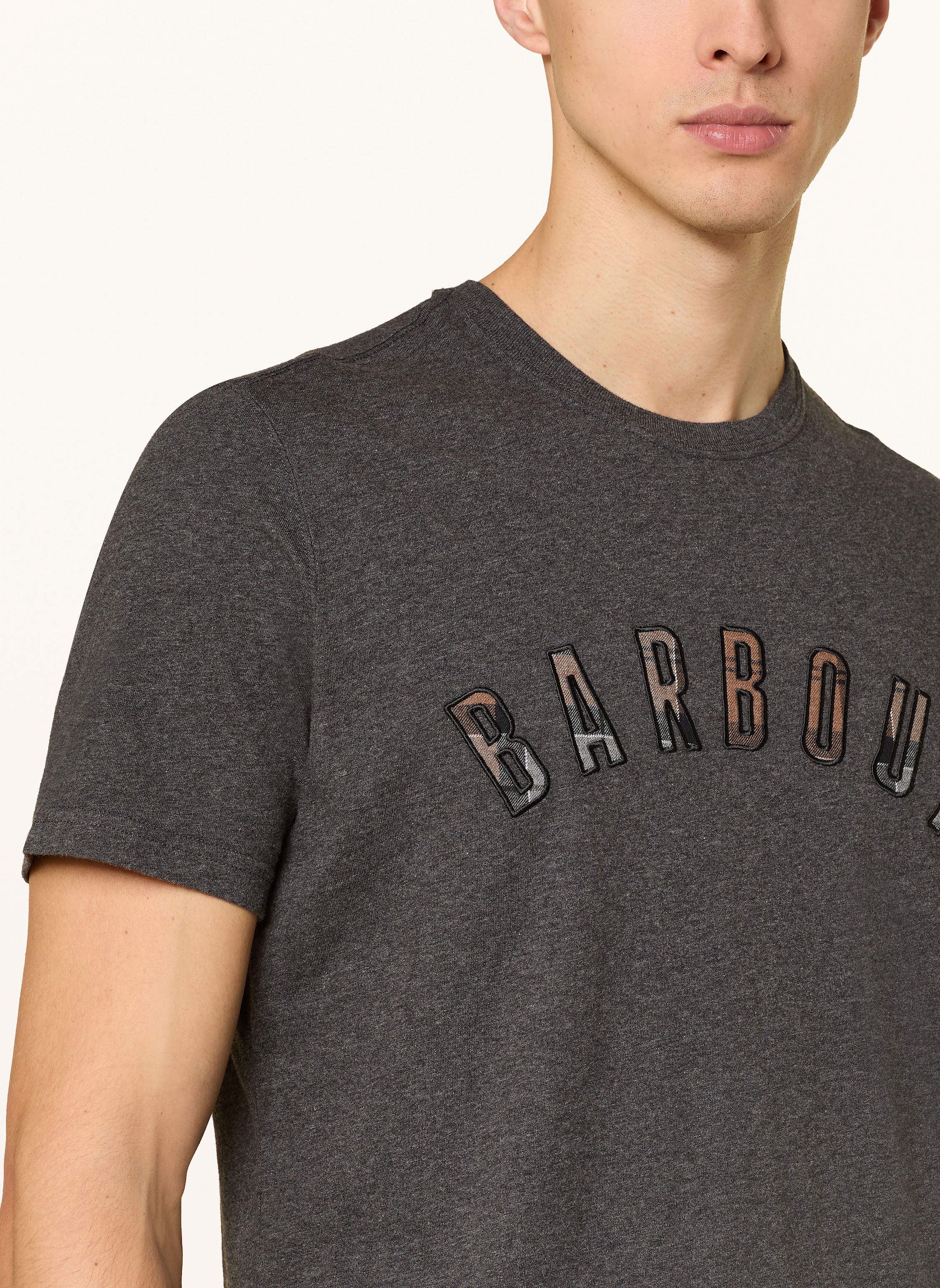 Thumbnail - Barbour T-Shirt Ancroft grau