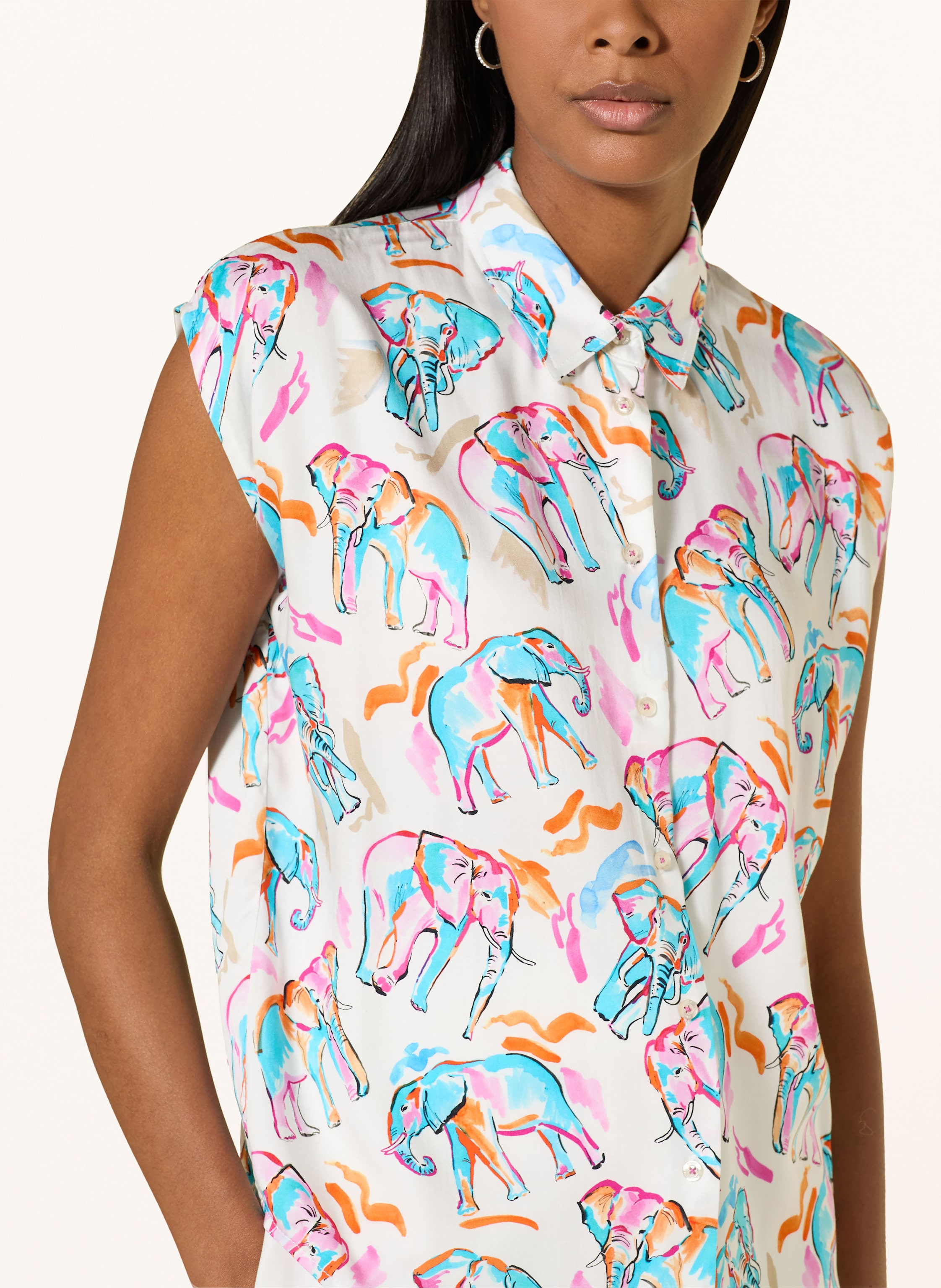 Thumbnail - Emily Van Den Bergh Blusentop blau