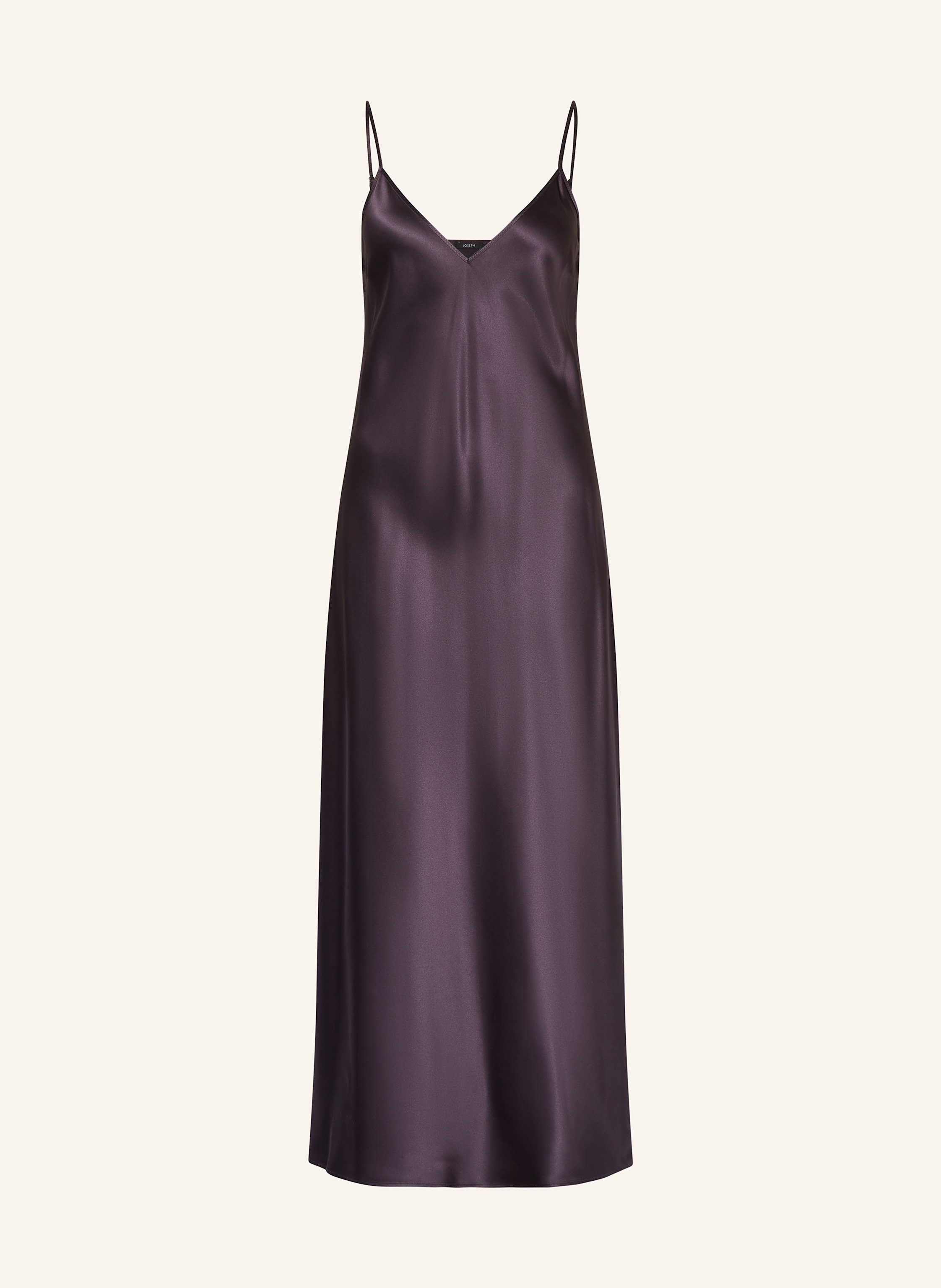 JOSEPH Silk dress CLEA in dark purple