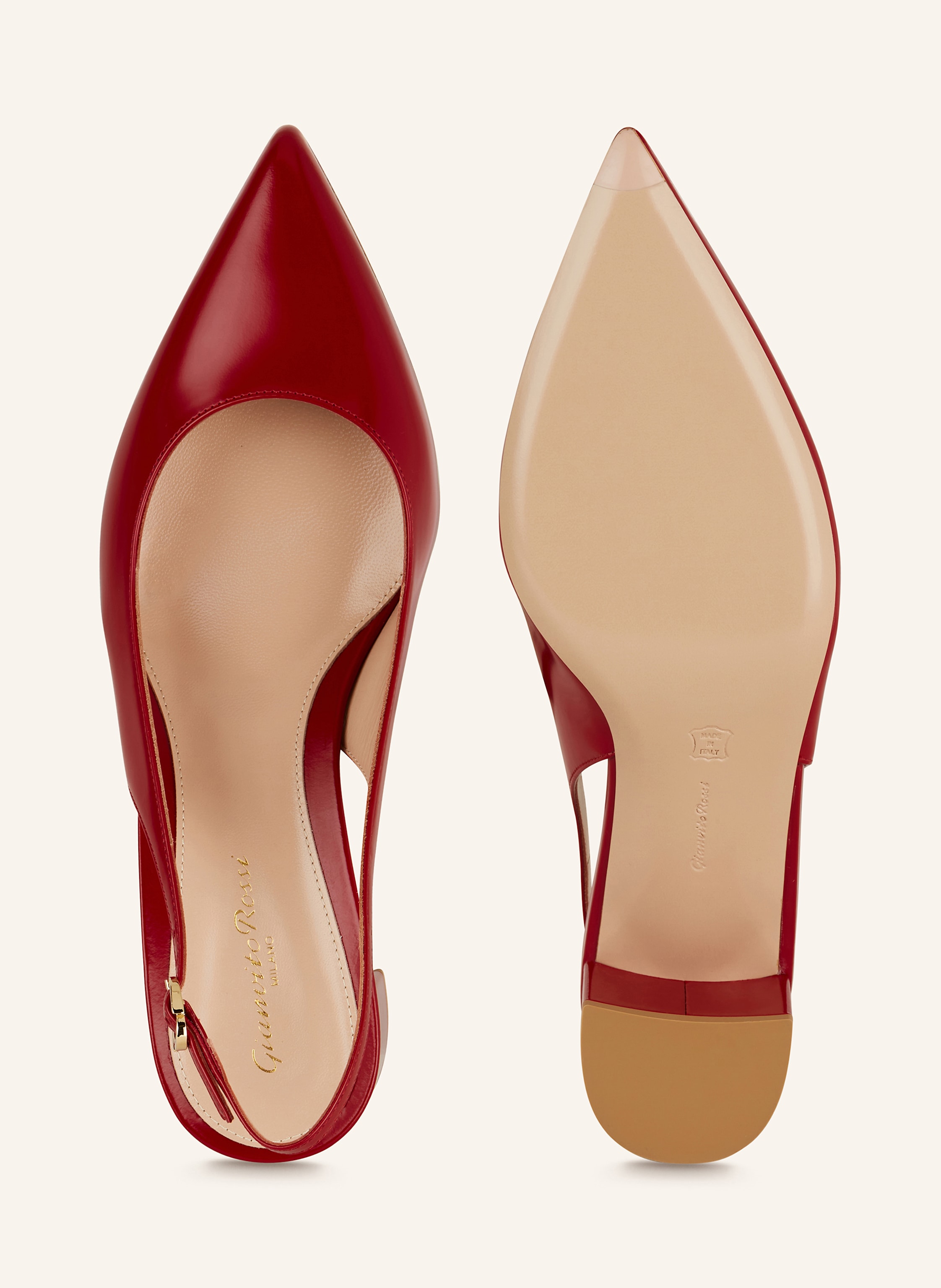 Thumbnail - Gianvito Rossi Slingpumps Tokio rot